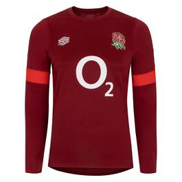 Umbro England Long Sleeve Training Shirt 2023 Mens