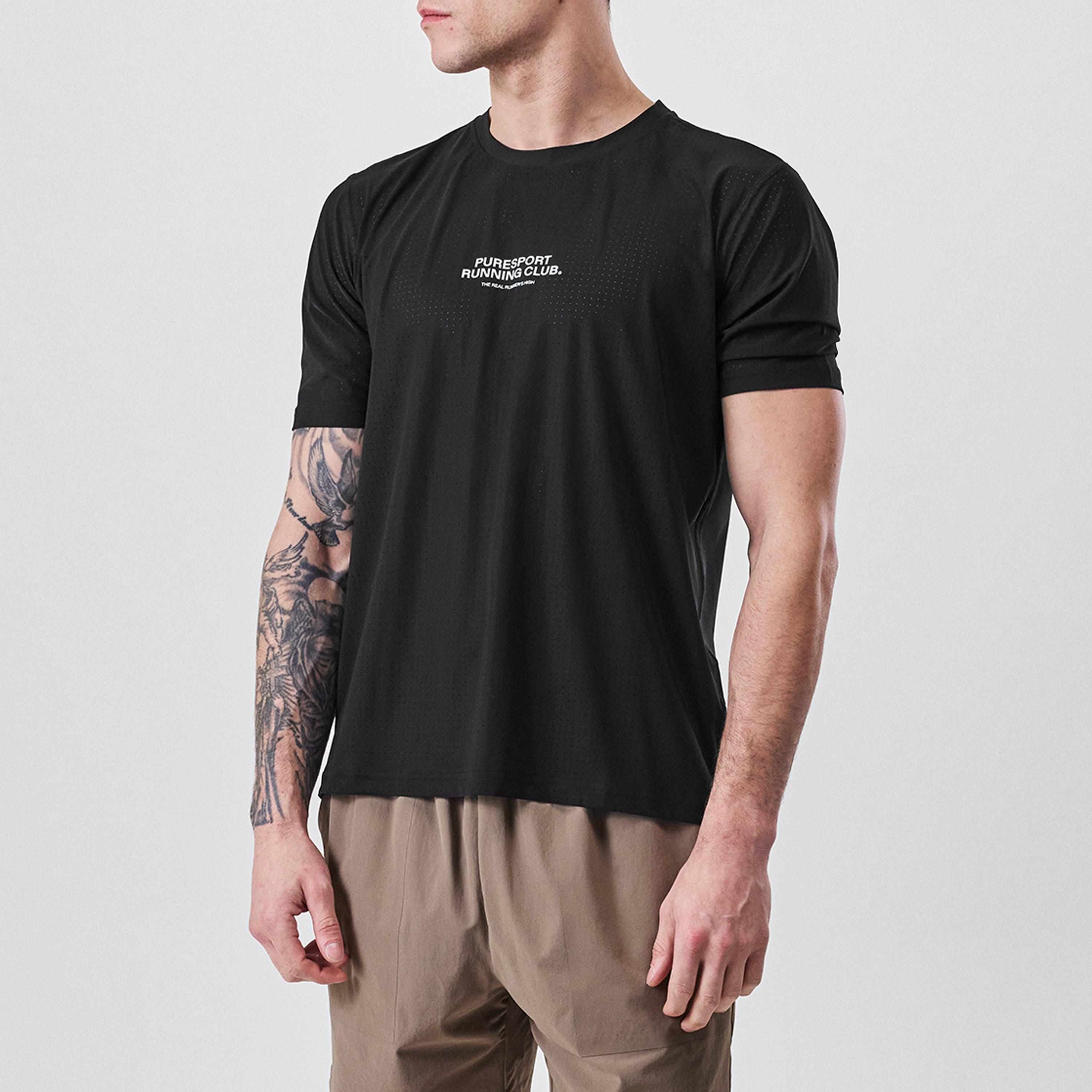 Black - Puresport - Performance Short Sleeve T-Shirt - 3