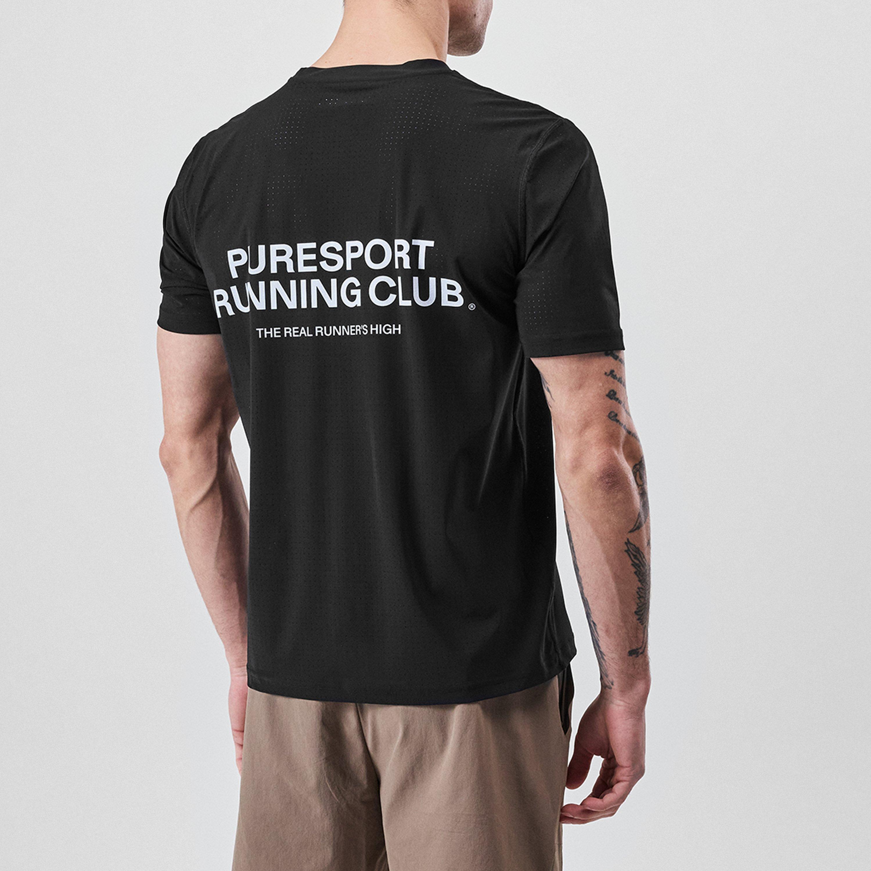 Black - Puresport - Performance Short Sleeve T-Shirt - 4