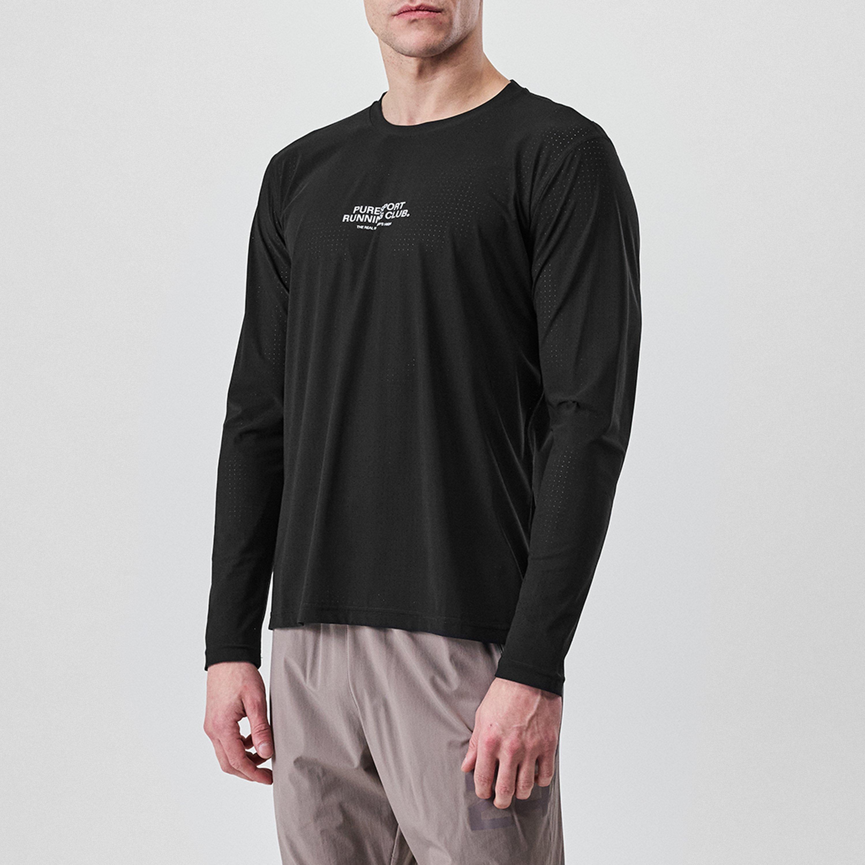 Black - Puresport - Long Sleeve Top - 3