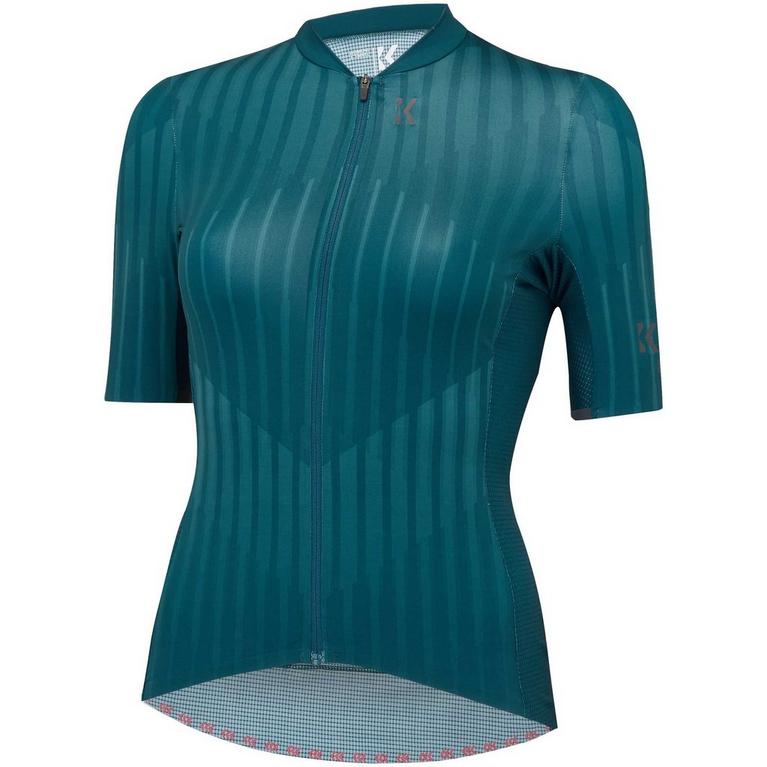 Azul/Verde - Kalf - Women's Flux Short Sleeve Jersey - 1