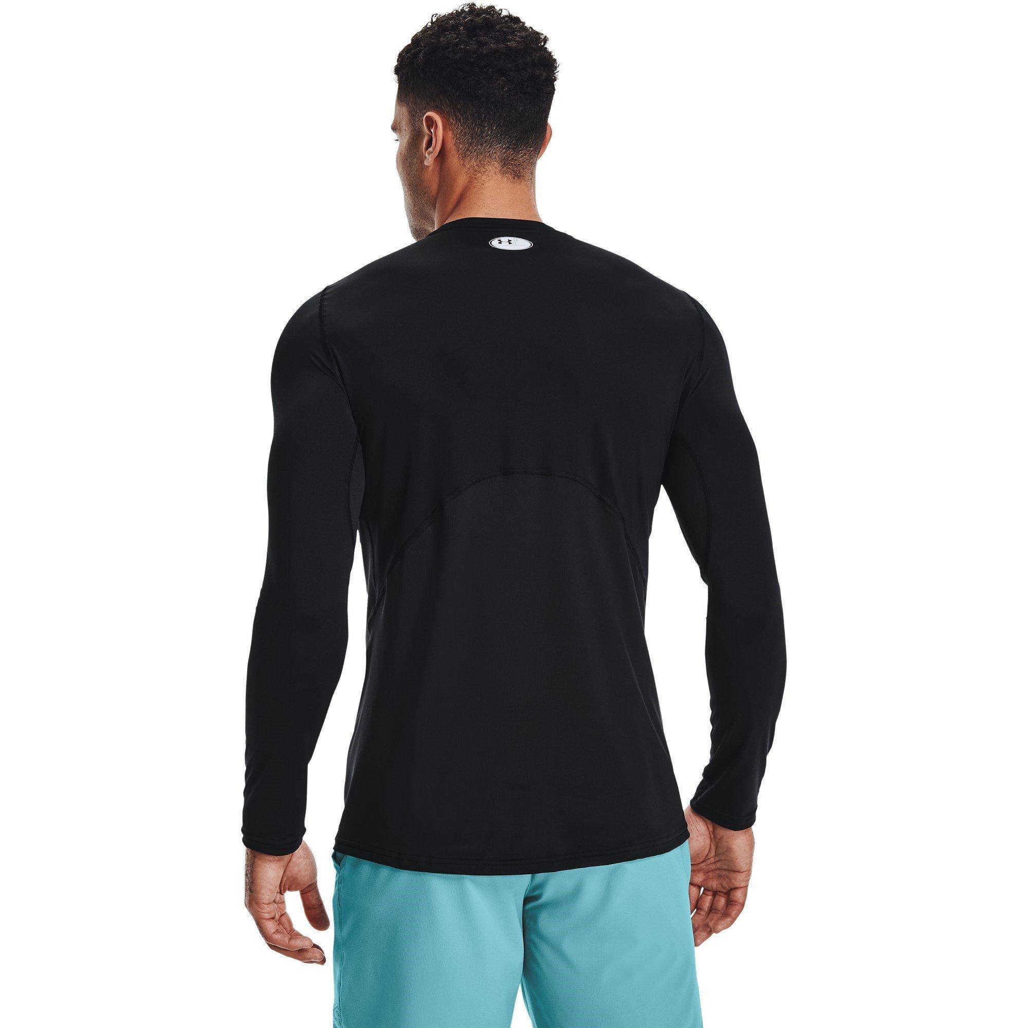 Crna - Under Armour - HeatGear® Fitted Long Sleeve - 3