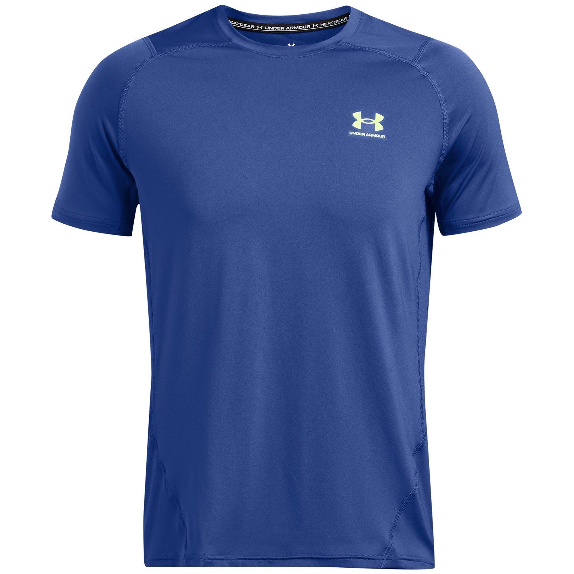 HeatGear Fitted Short Sleeve Slim Fit Performance Gym Top