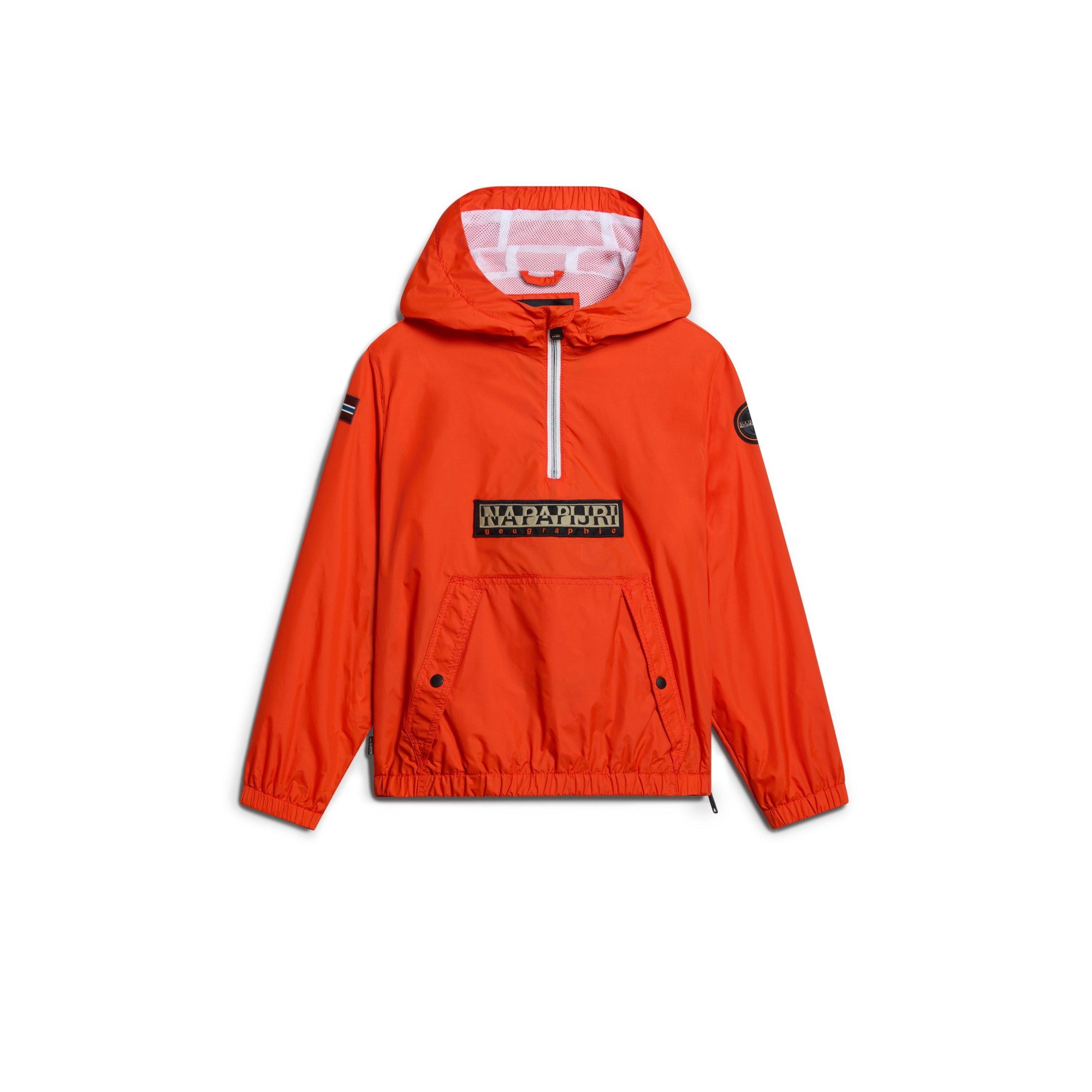 Red A63 - Napapijri - Unisex Kids' quarter Zip Anorak - 1