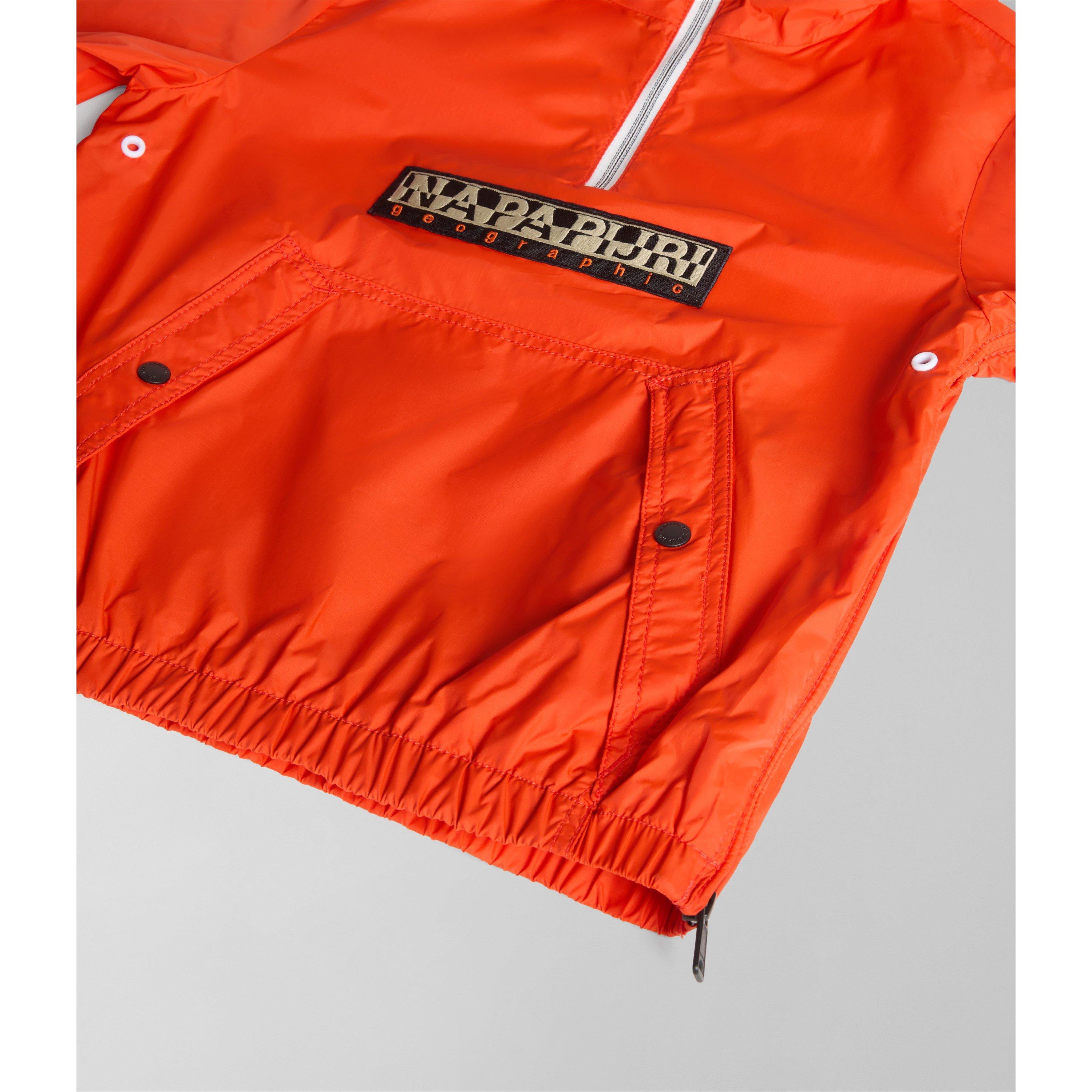 Red A63 - Napapijri - Unisex Kids' quarter Zip Anorak - 3