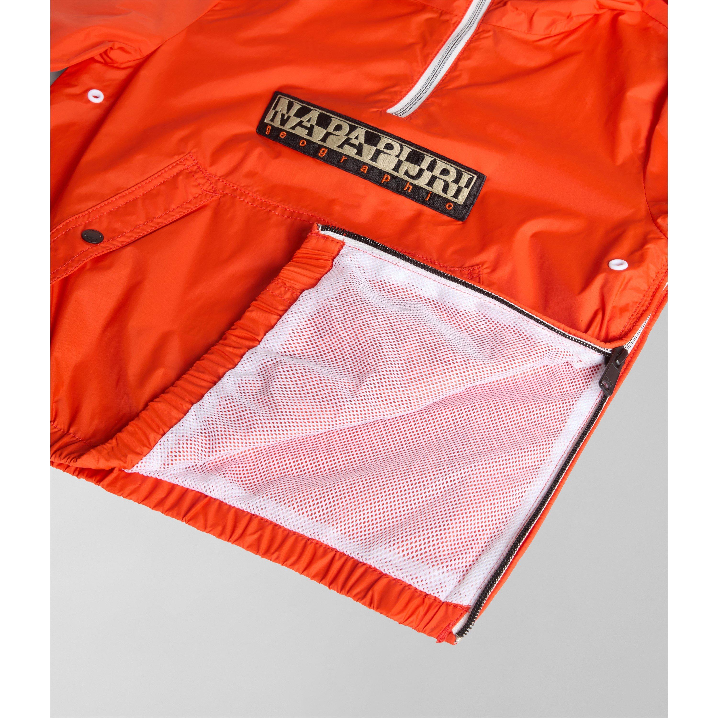 Red A63 - Napapijri - Unisex Kids' quarter Zip Anorak - 4