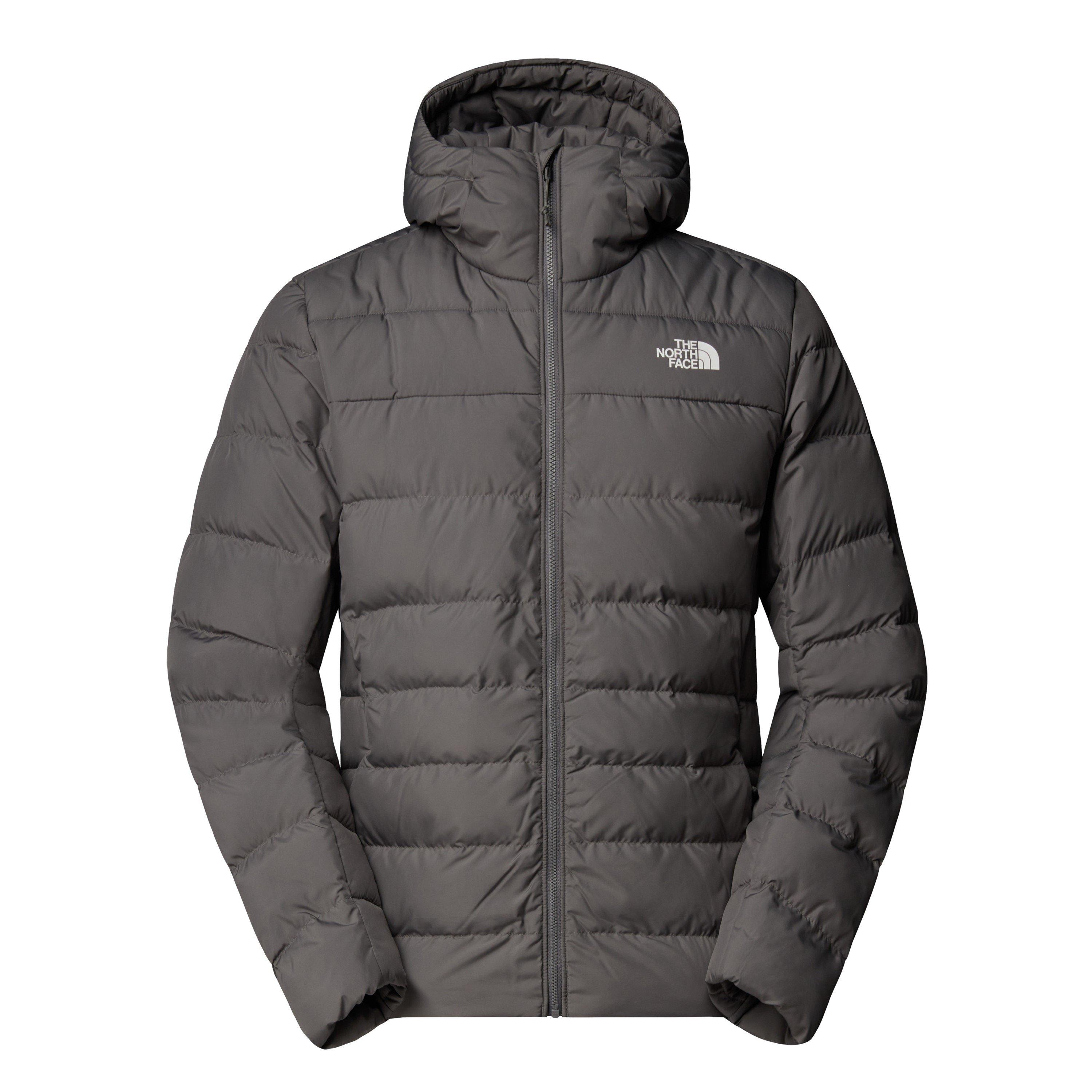 The North Face Men's Aconagua Iii Cotton Oversized Fit Down Jacket - Smoked Pearl - Small