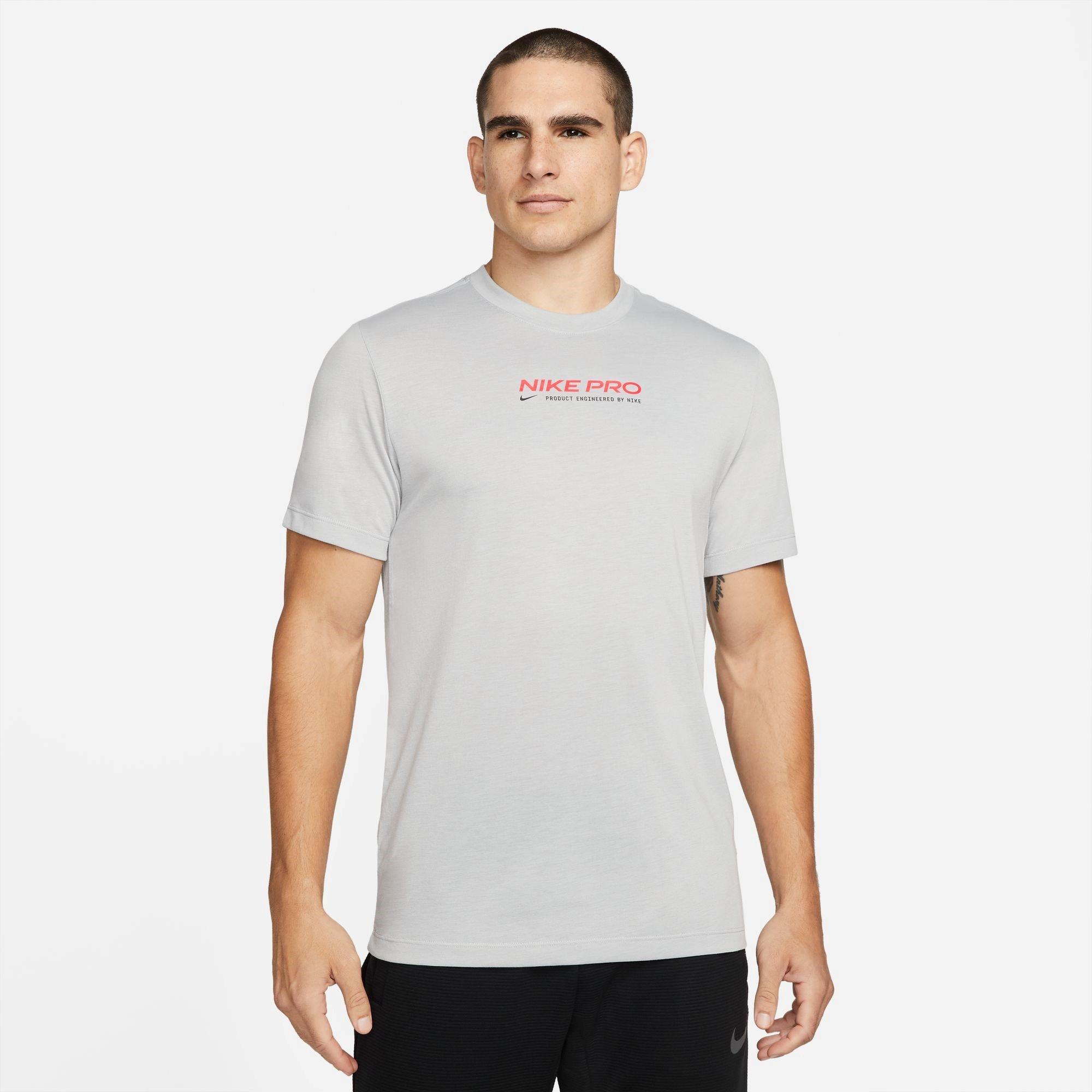 LT SMOKE GREY - Nike - Pro Dri-FIT Men's Training T-Shirt - 1