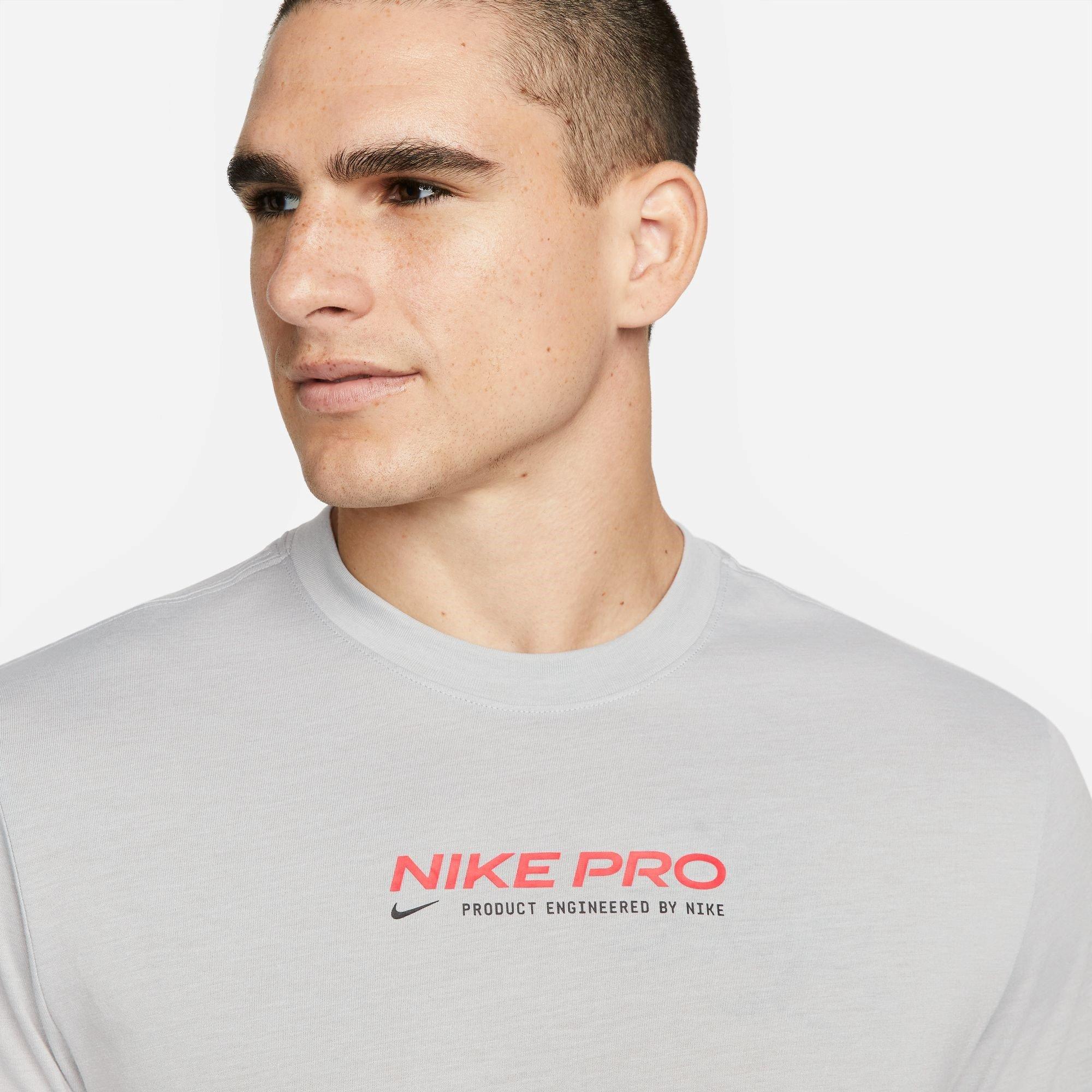 LT SMOKE GREY - Nike - Pro Dri-FIT Men's Training T-Shirt - 3