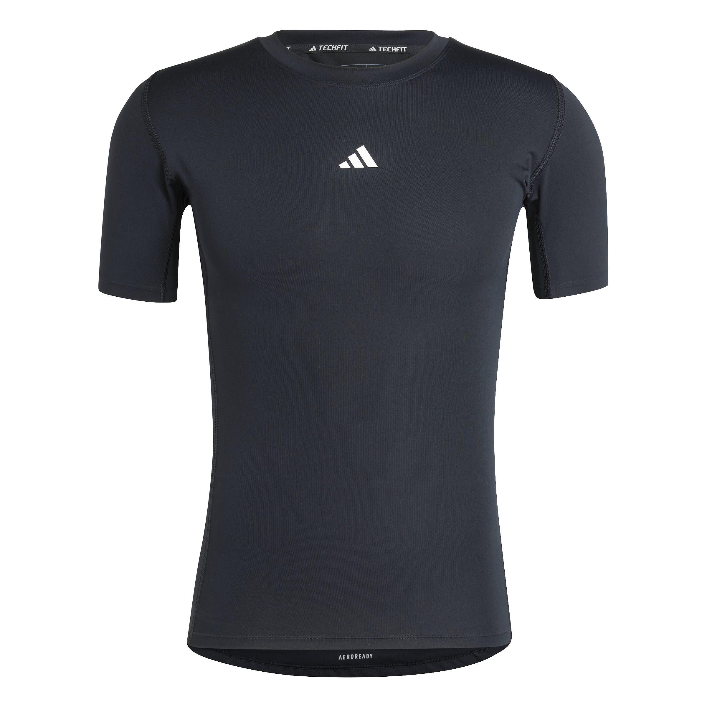Black - adidas - TECHFIT Compression Training T-Shirt Mens - 1