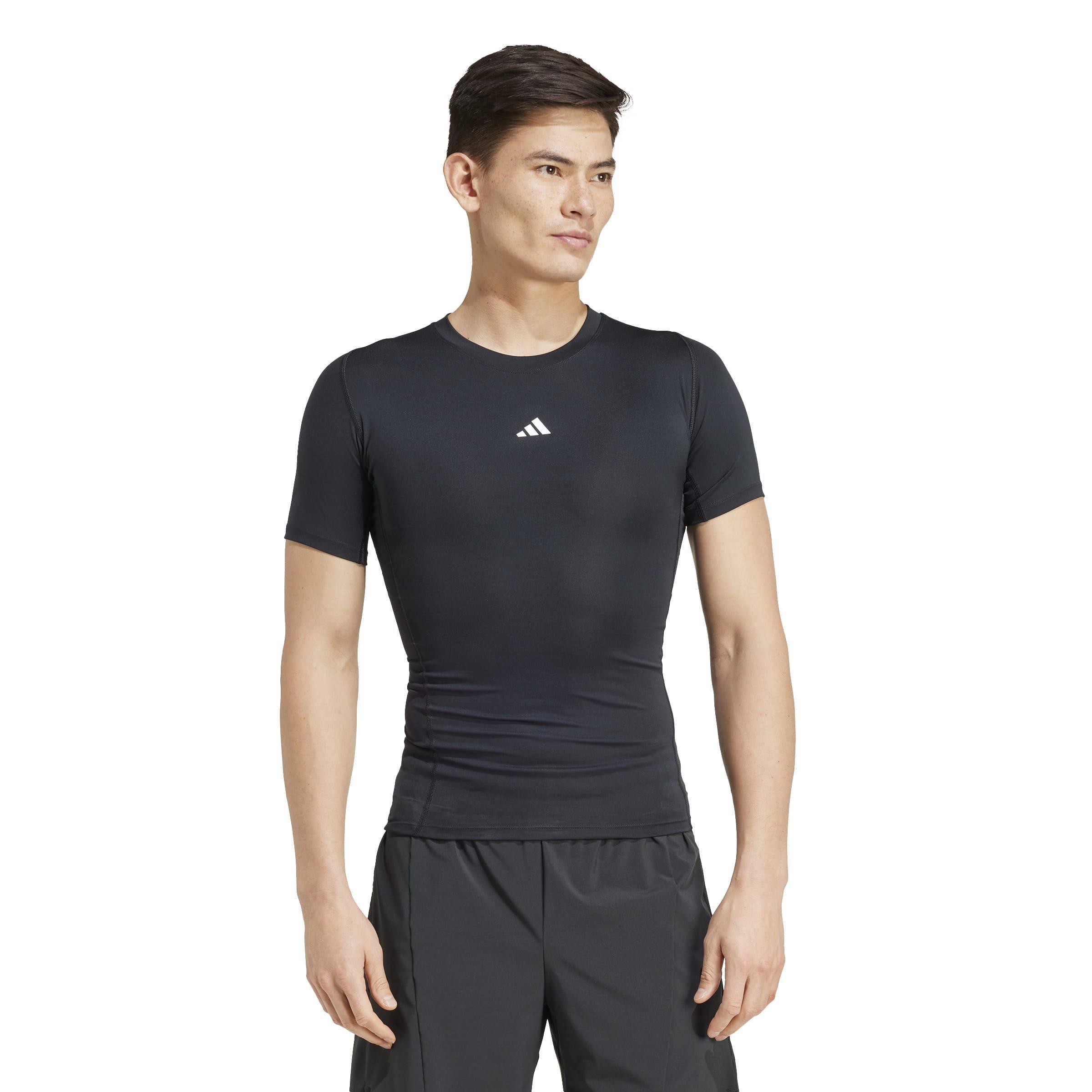 Black - adidas - TECHFIT Compression Training T-Shirt Mens - 2