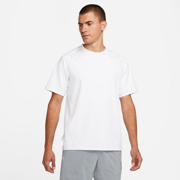 Blanc - Nike - Dri-FIT ADV A.P.S. Mens Short-Sleeve Fitness Top - 1