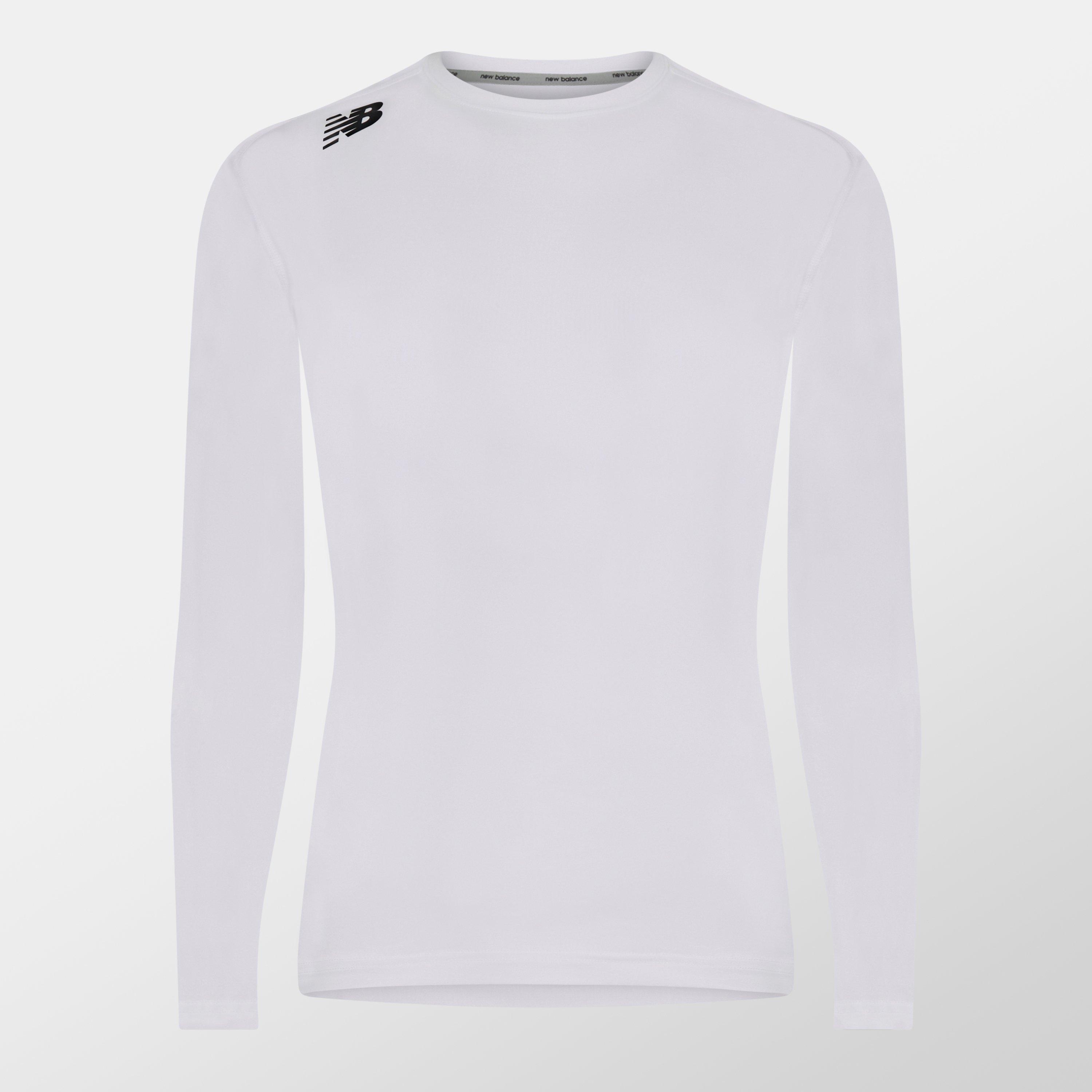 Blanc - New Balance - Long-Sleeve Performance Gym Top - 1