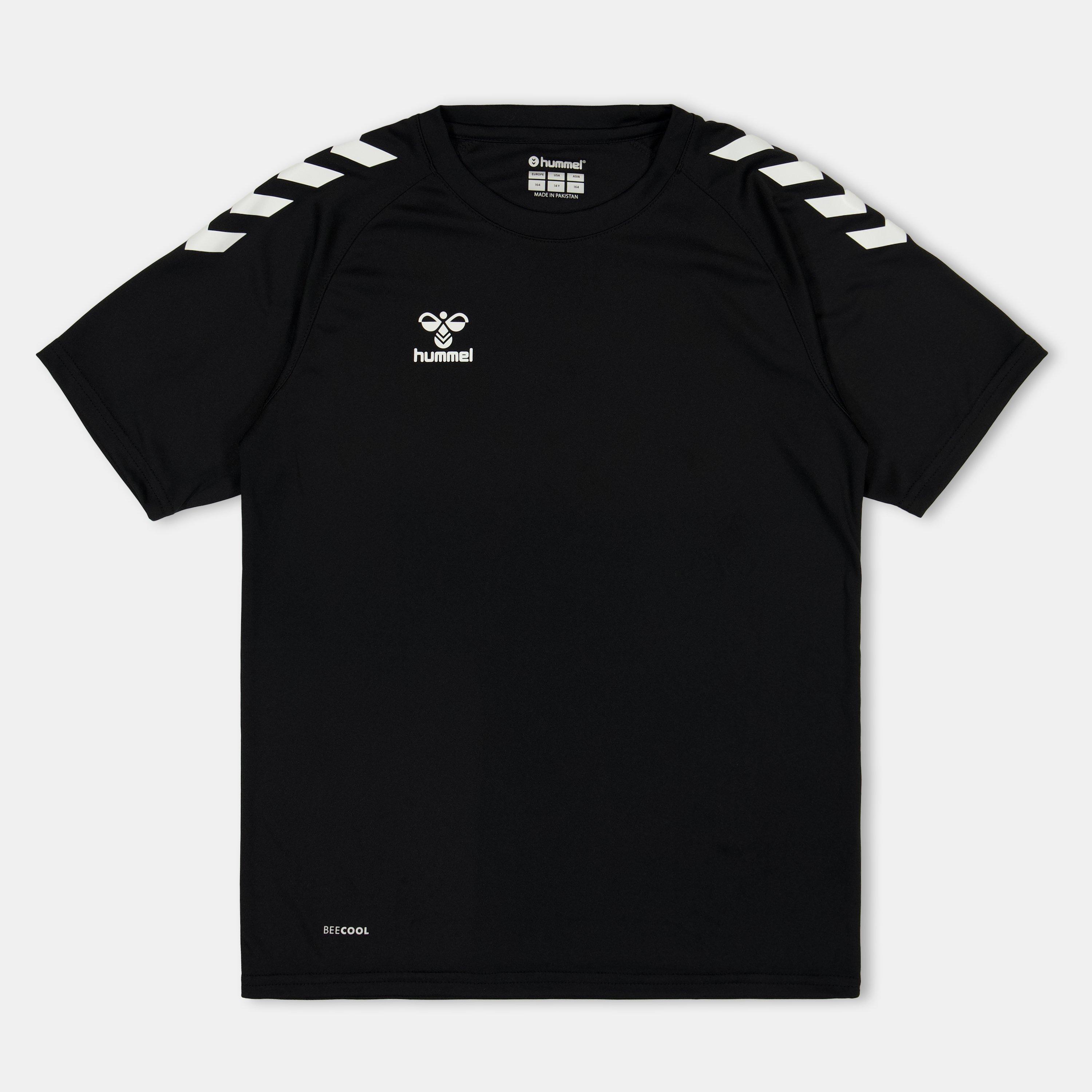 Hummel  Kids ' Short-Sleeve Performance T-Shirt - Black - 9-10 (M)