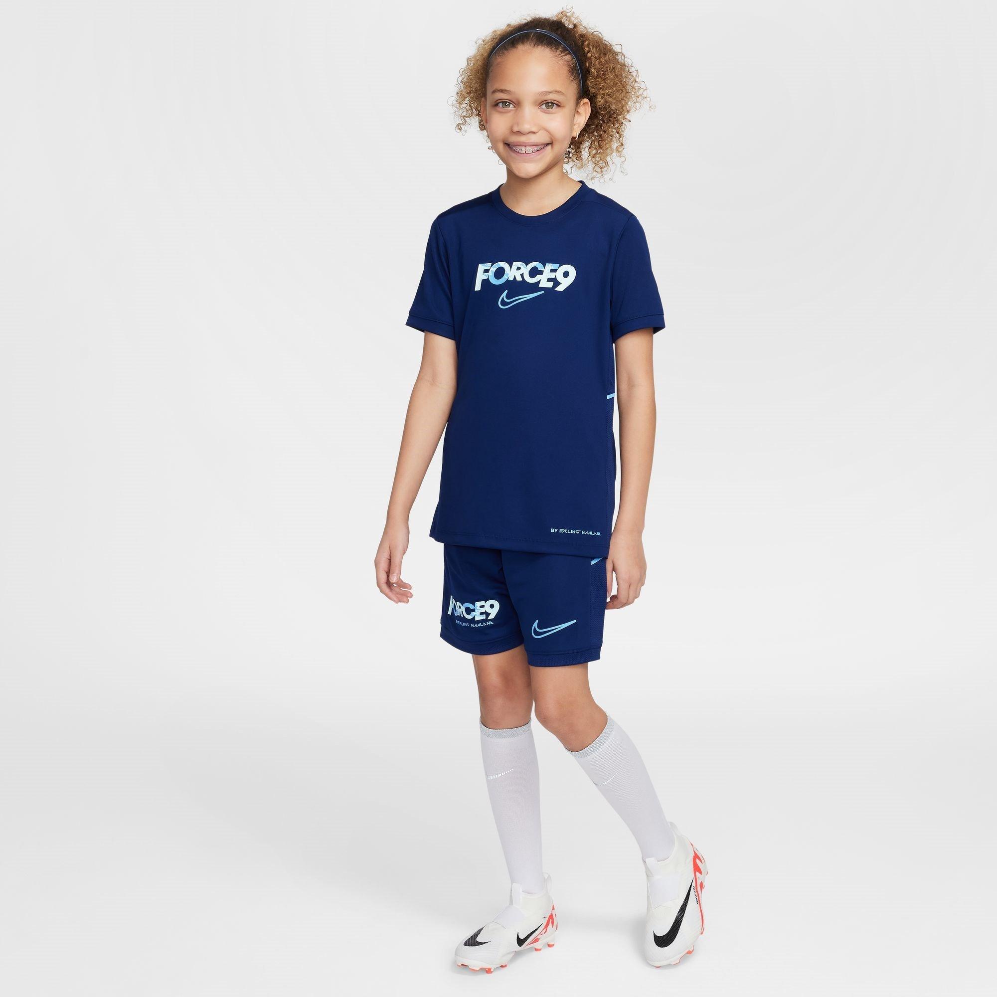 Blue Void/Blue - Nike - Erling Haaland Academy Juniors Dri-FIT Football Shirt - 7