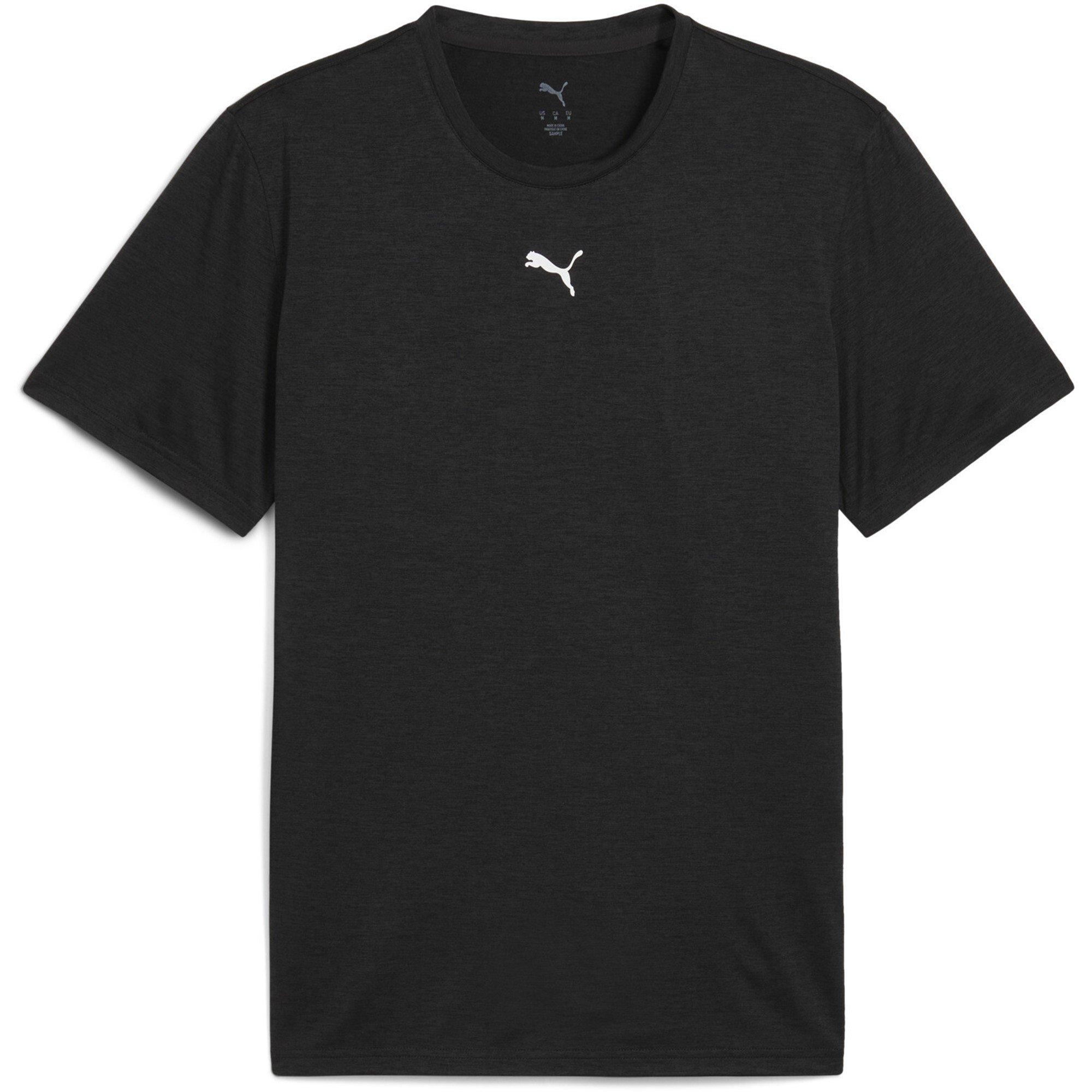 Puma Men's Train All Day Essentials Heather Tee - Black Heather - 2XL