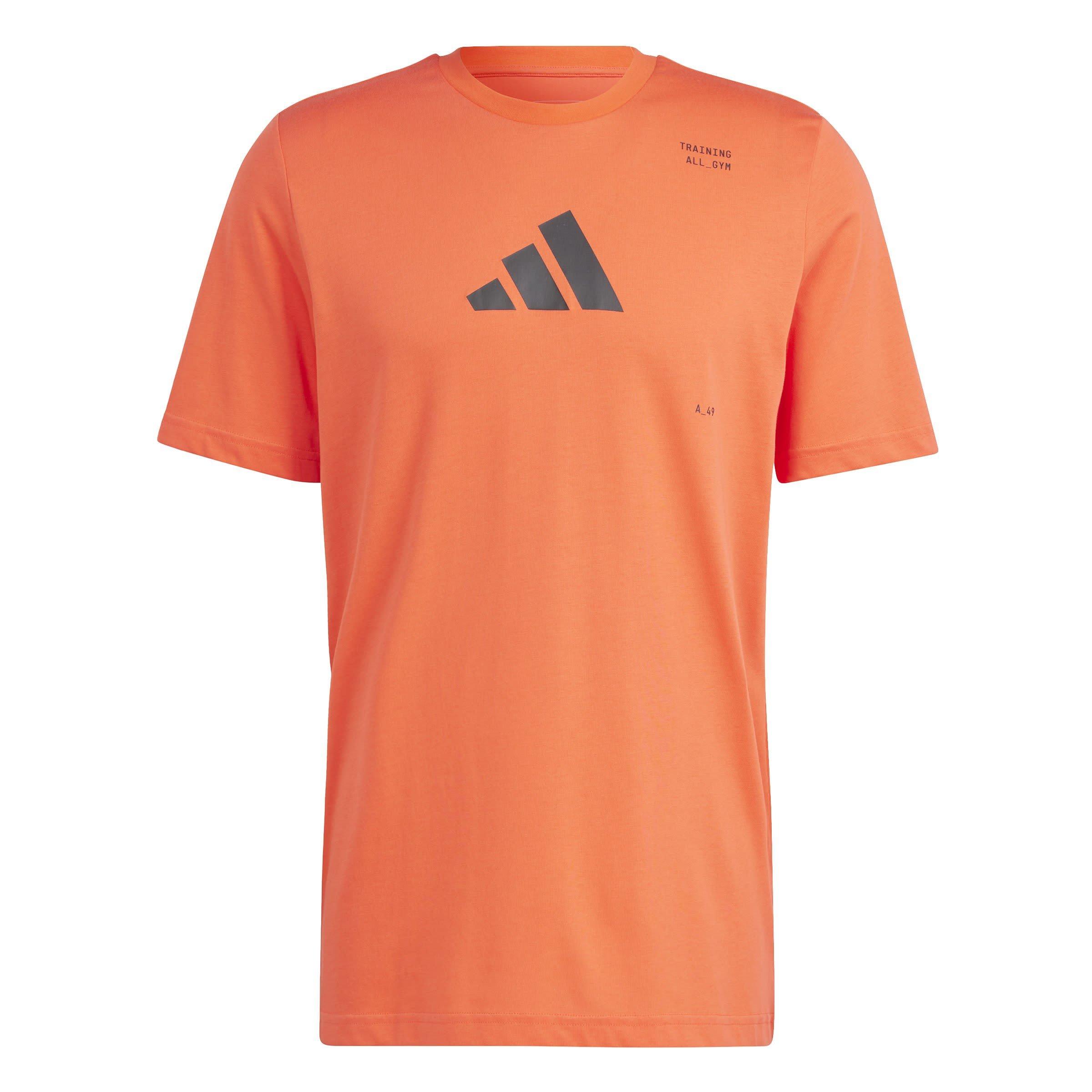 Bright Red - adidas - All-Gym Category Graphic T-Shirt Mens - 1