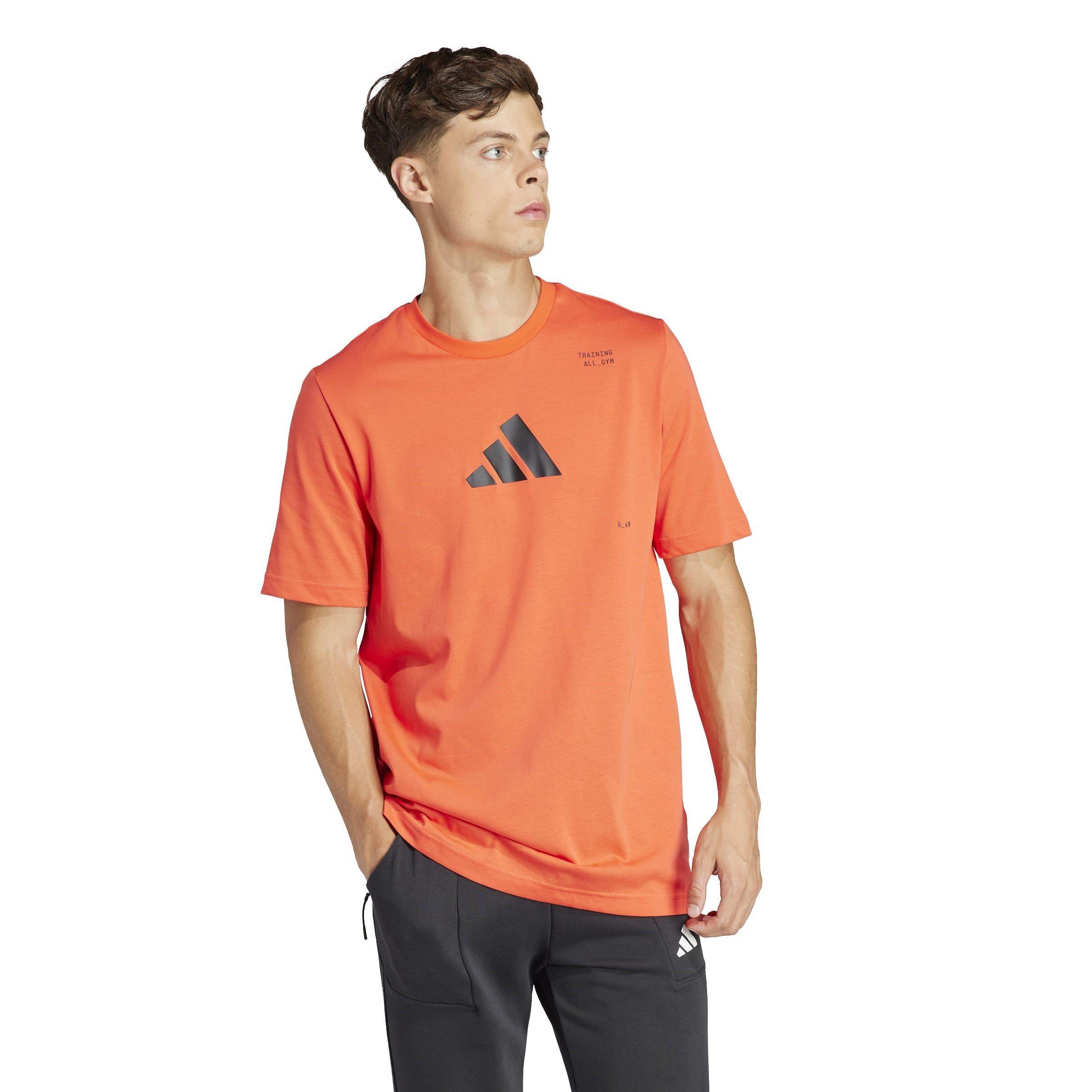 Helder Rood - adidas - All-Gym Category Graphic T-Shirt Mens - 2