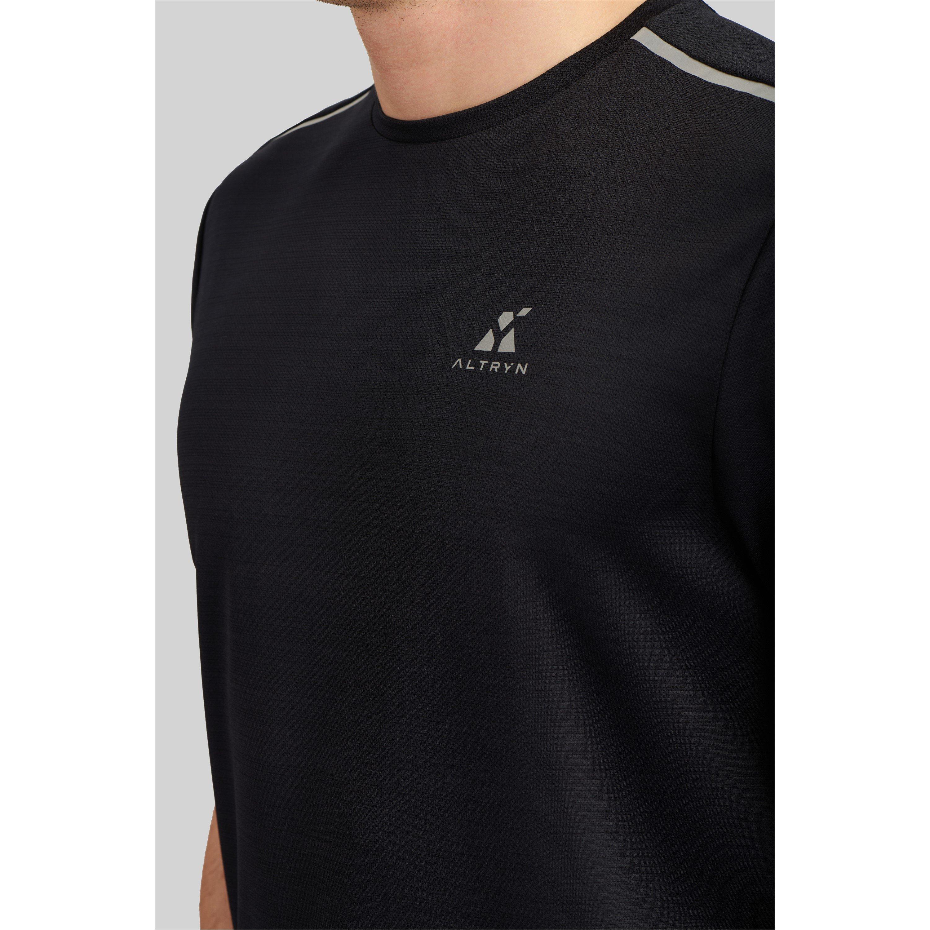 Nero - ALTRYN - Ban Tech Short-Sleeve Performance Gym Top - 3