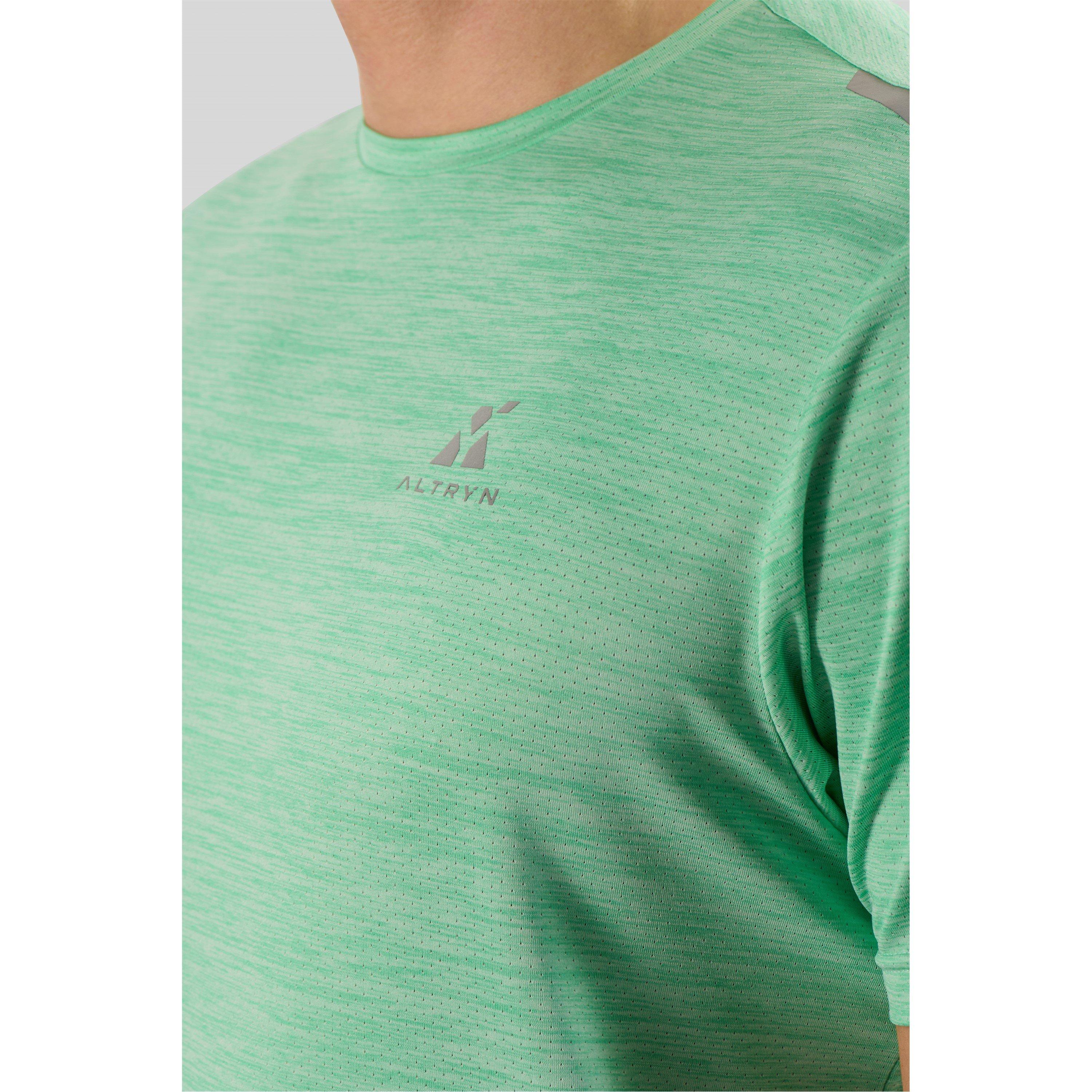 Apple Sdye Marl - ALTRYN - Men's Short-Sleeve Performance Gym Top - 3