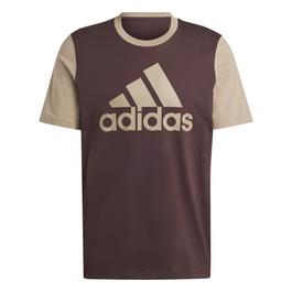 adidas Essentials Single Jersey Big Logo T Shirt Adults