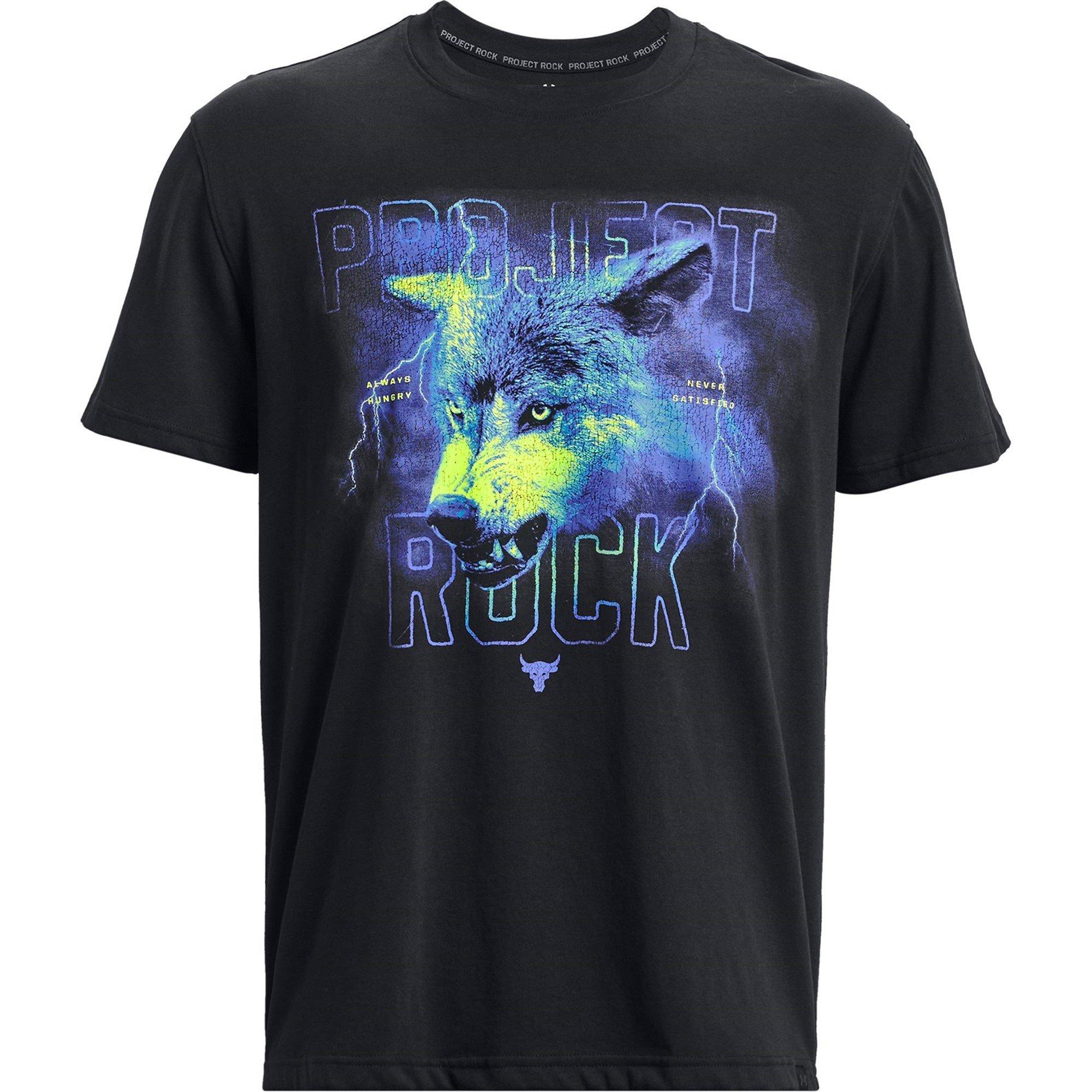 Black - Under Armour - Men's Rock Night Short-Sleeve Performance Gym Top - 1