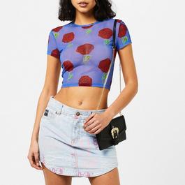 Versace Jeans Couture VJC Roses Crop Ld32