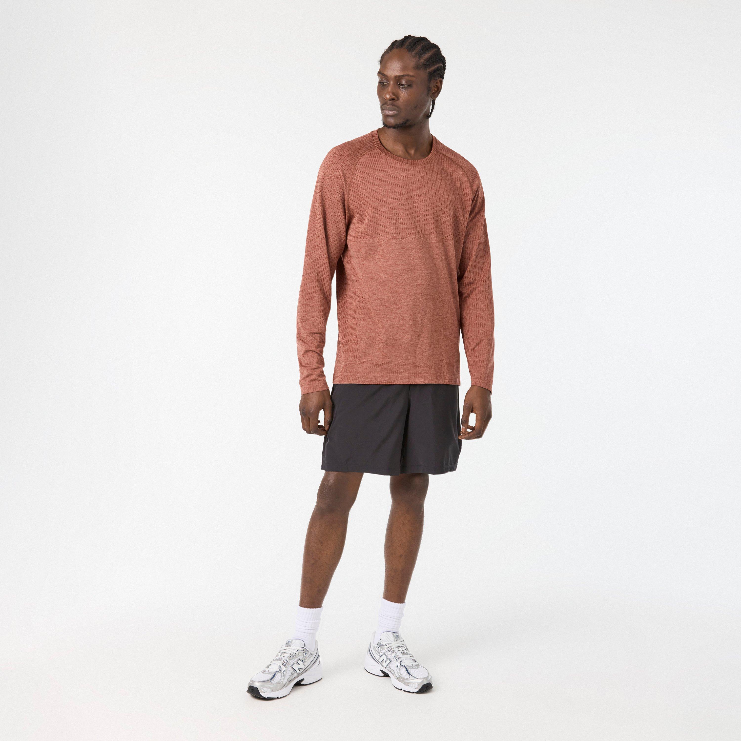 Rockwd Rd Clay - Lululemon - Metal Vent Tech Long Sleeve Shirt Mens - 6