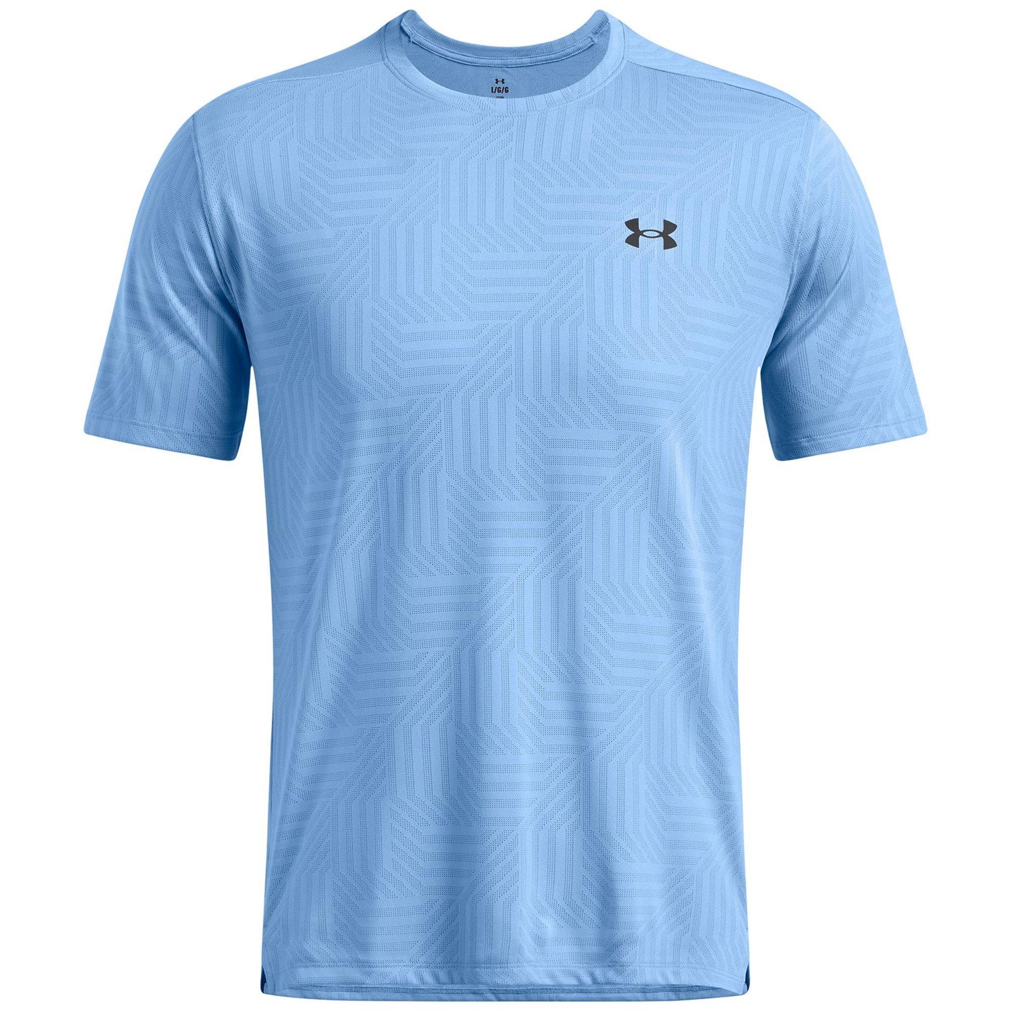 Under Armour Men's Tech Vent Geotessa Short-Sleeve Performance Gym Top