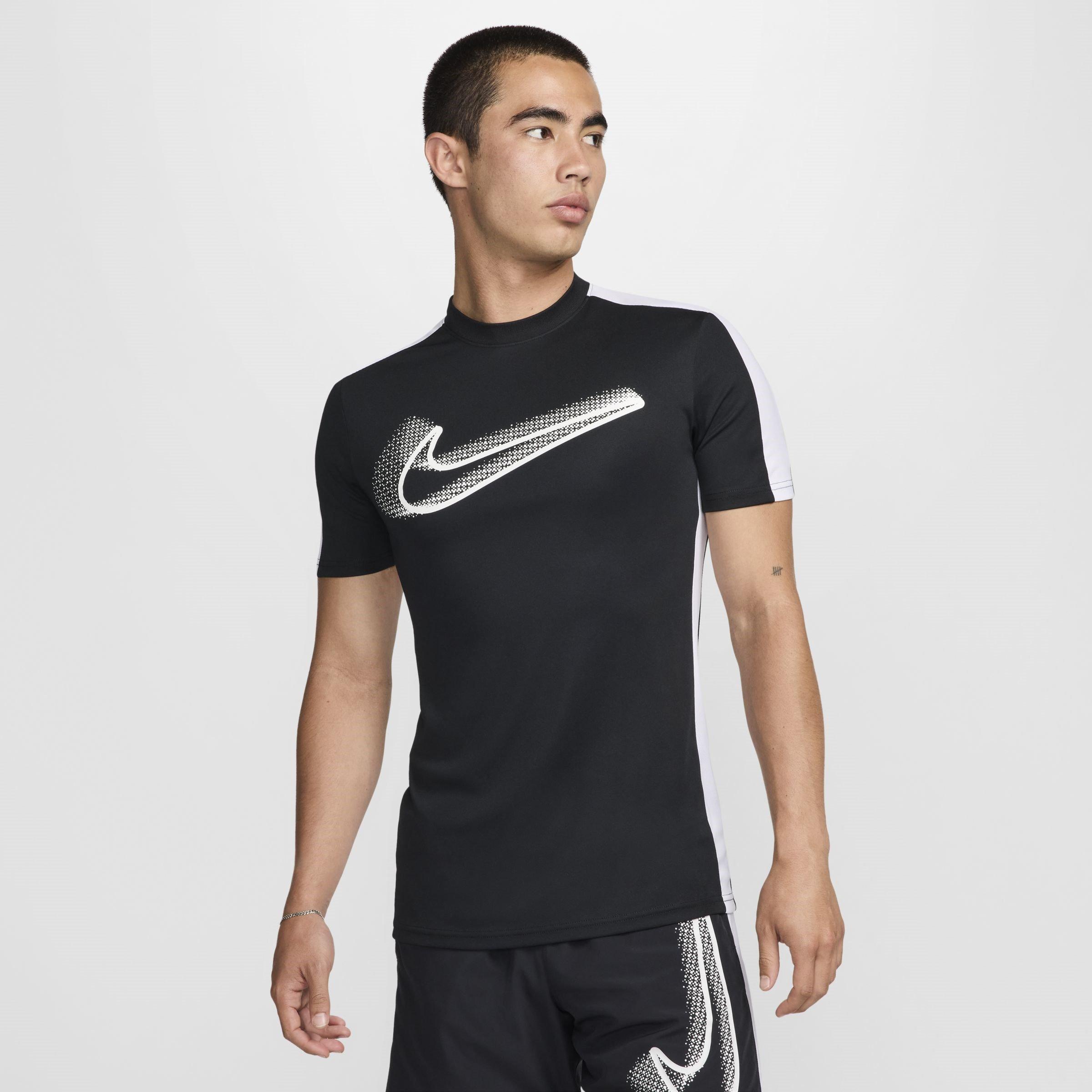 Black/White/Wht - Nike - Academy Dri FIT Mens Football T Shirt - 1