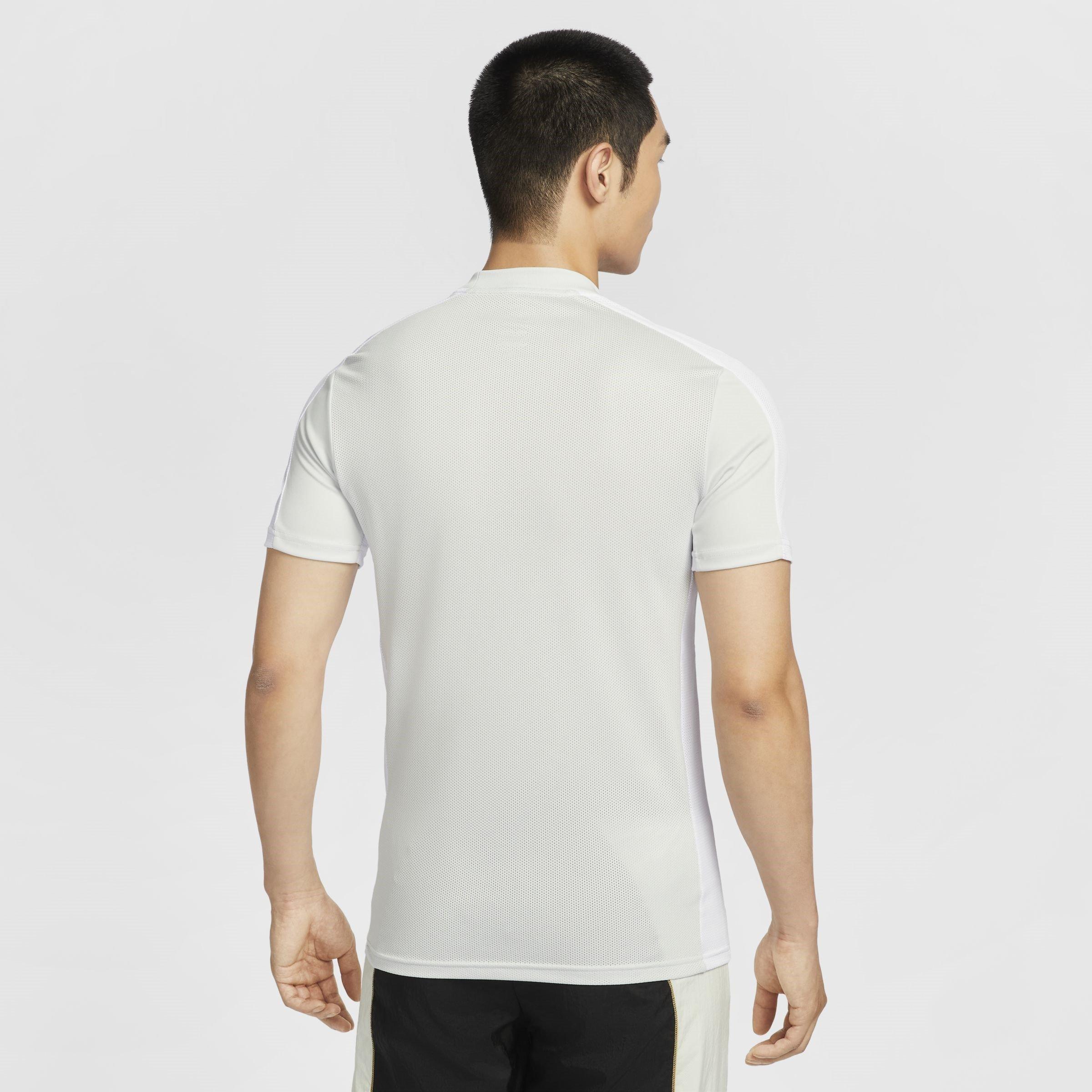 Dust/White/Turq - Nike - Academy Dri FIT Mens Football T Shirt - 2