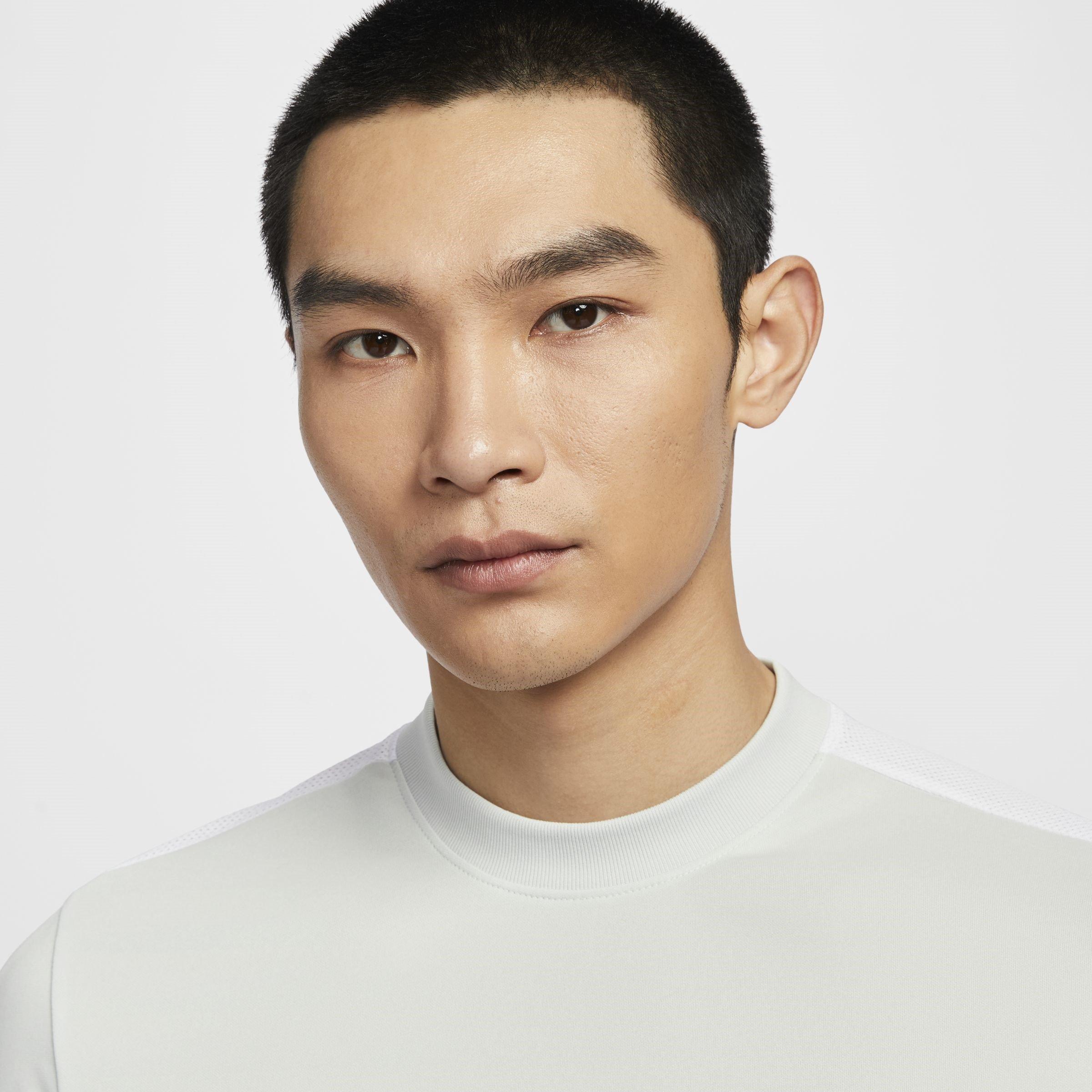 Dust/White/Turq - Nike - Academy Dri FIT Mens Football T Shirt - 3