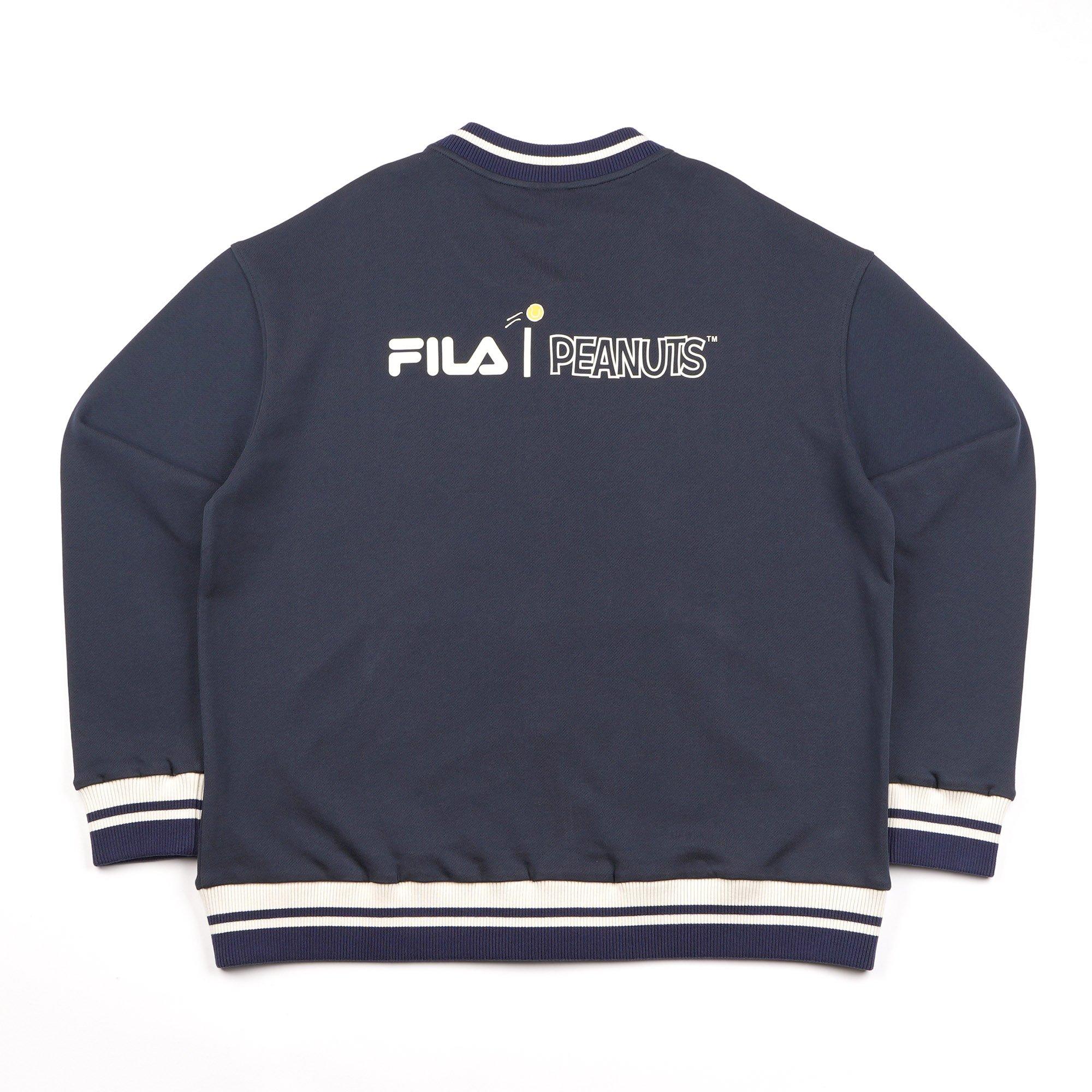 Dark Navy - Fila - x Peanuts Adults Cardigan - 2