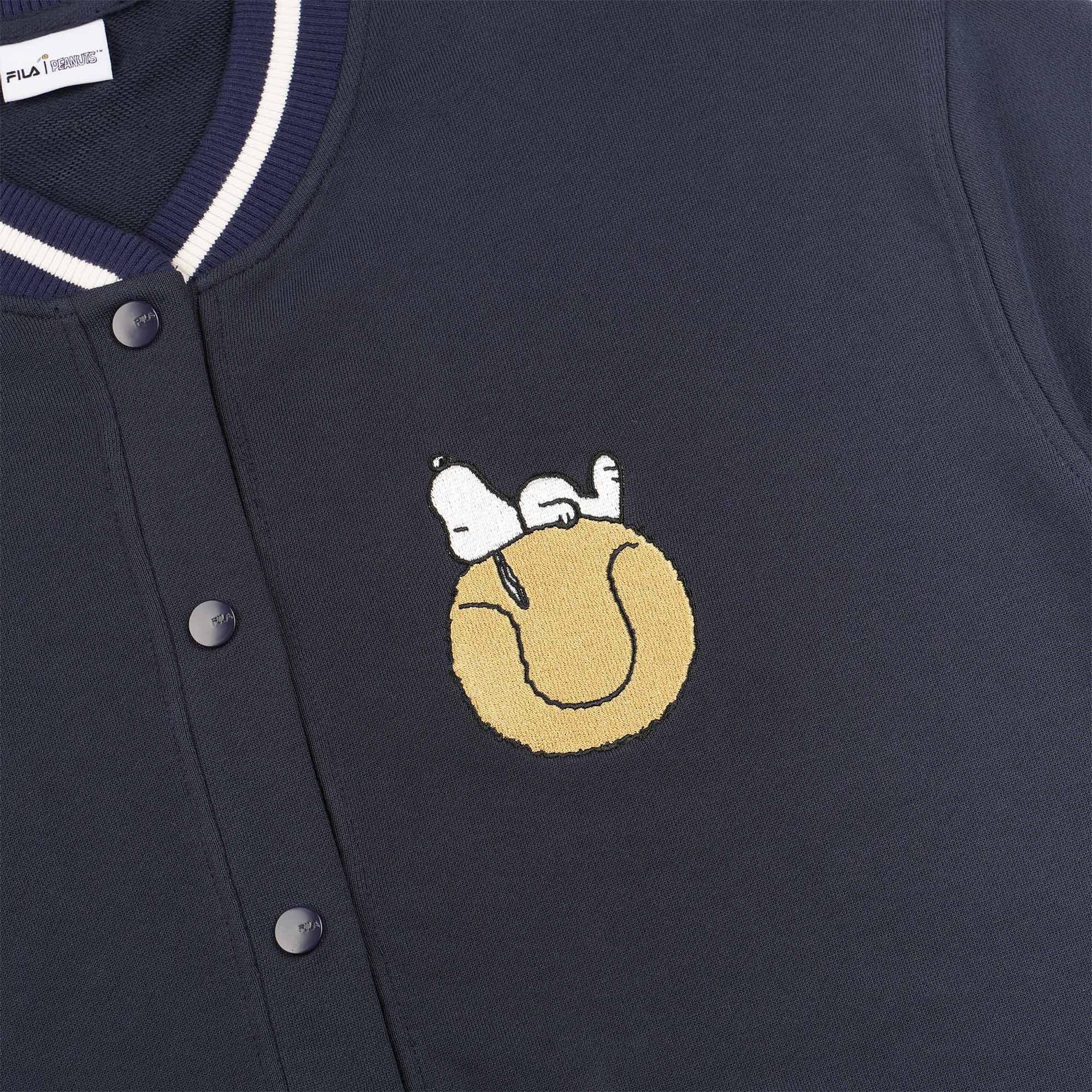 Dark Navy - Fila - x Peanuts Adults Cardigan - 3