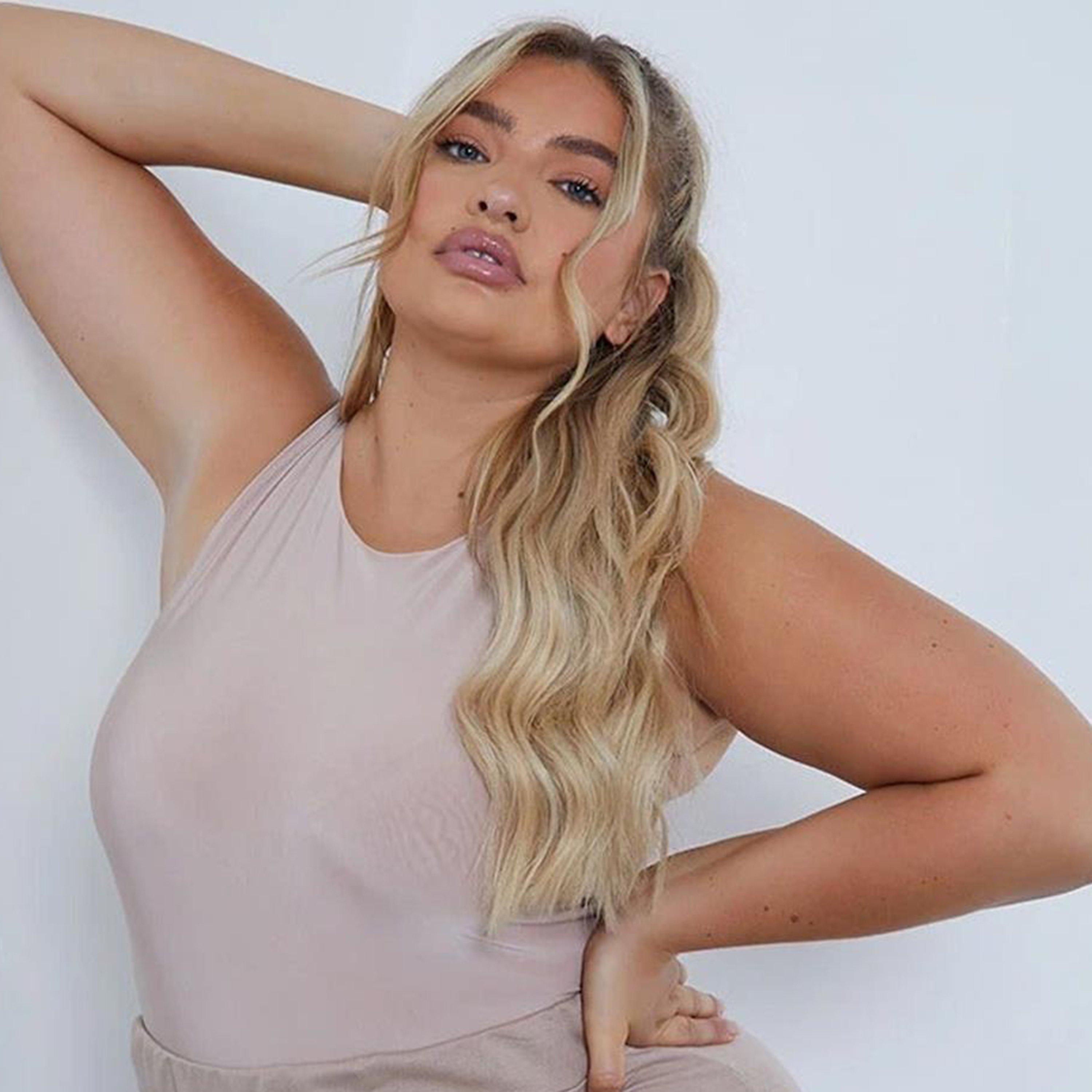 Smeđa - I Saw It First - ISAWITFIRST Double Layer Slinky Racer Neck Bodysuit - 3