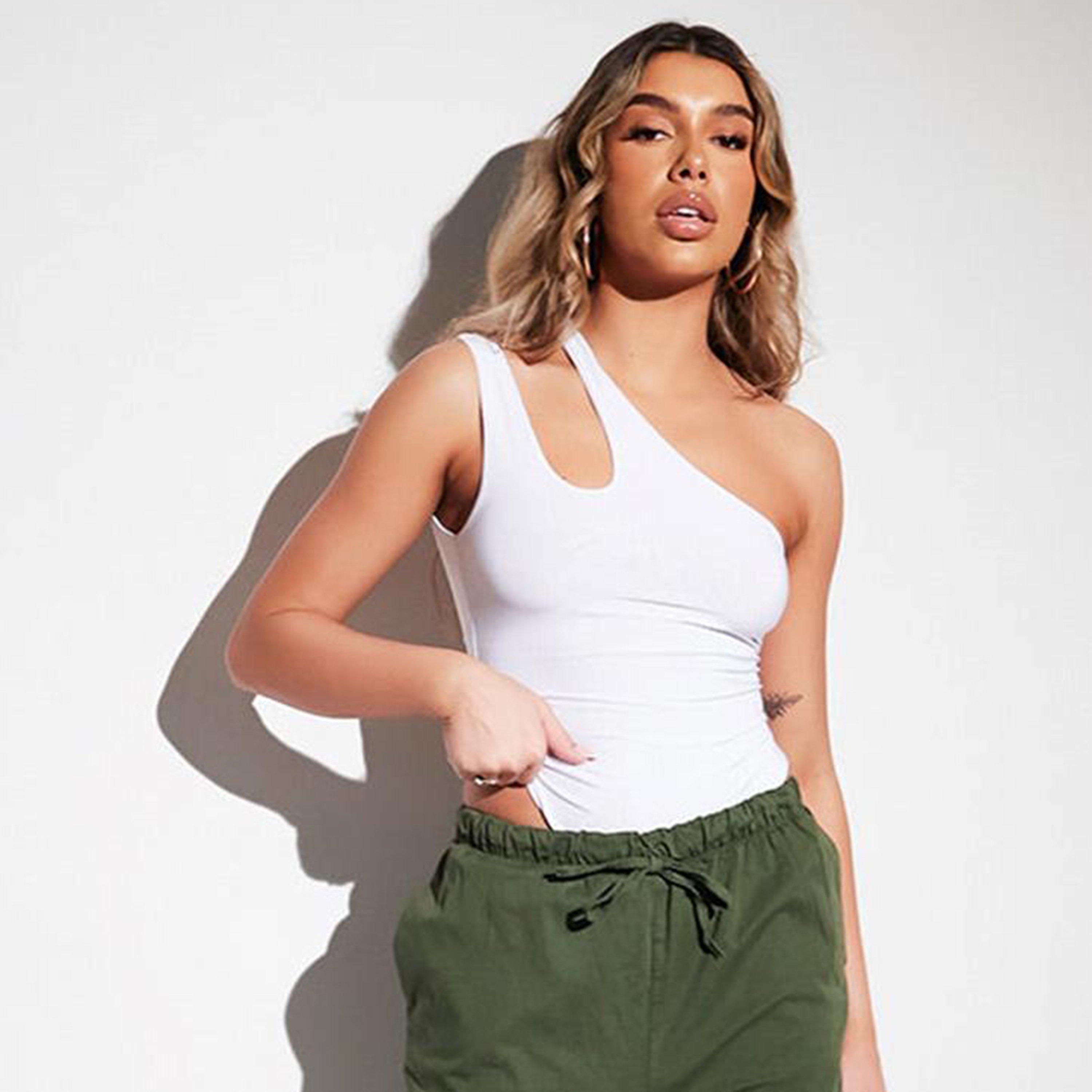 White - I Saw It First - ISAWITFIRST Double Layer Slinky - 2