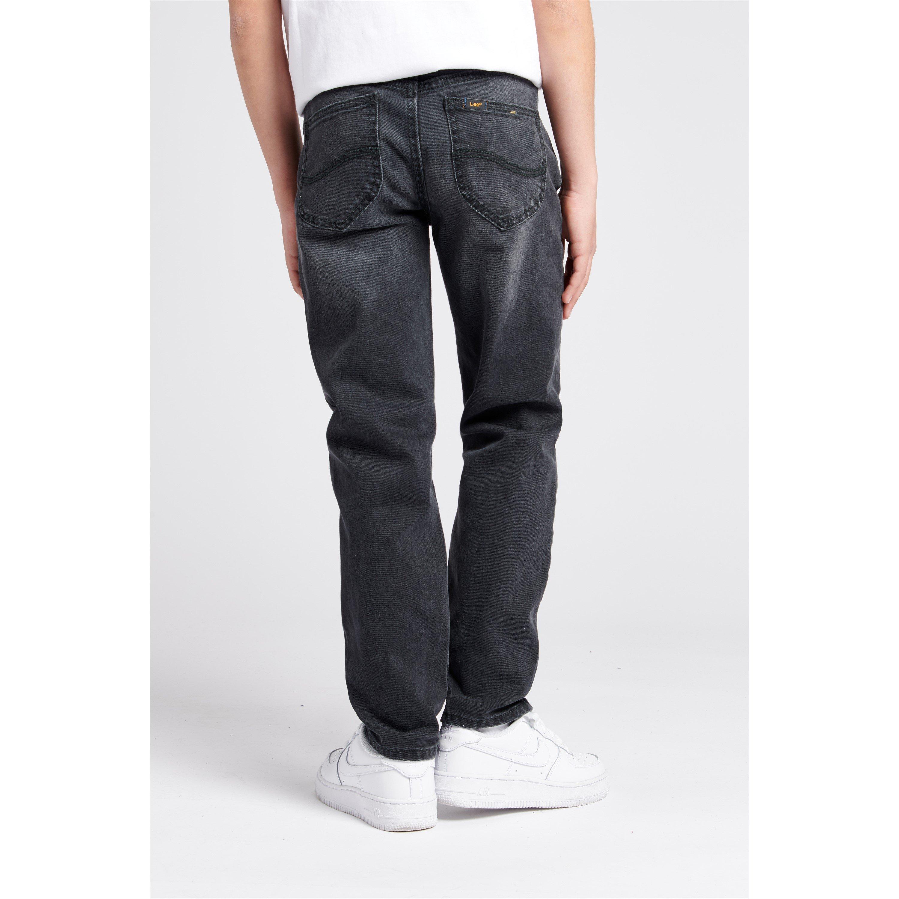 Grey Wash - Lee - Kids' West Grey Wash Straight Leg Jeans - 3