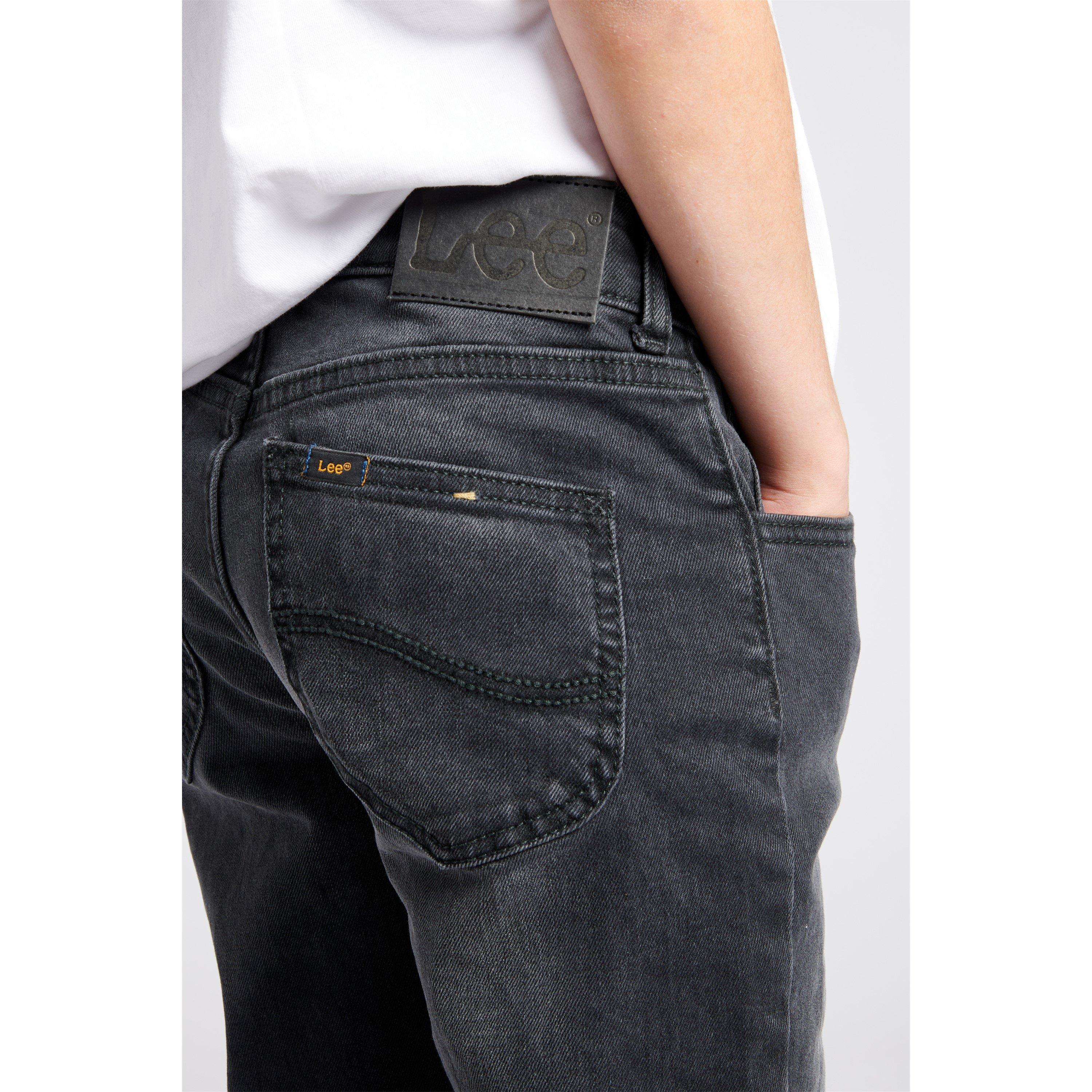 Grey Wash - Lee - Kids' West Grey Wash Straight Leg Jeans - 4