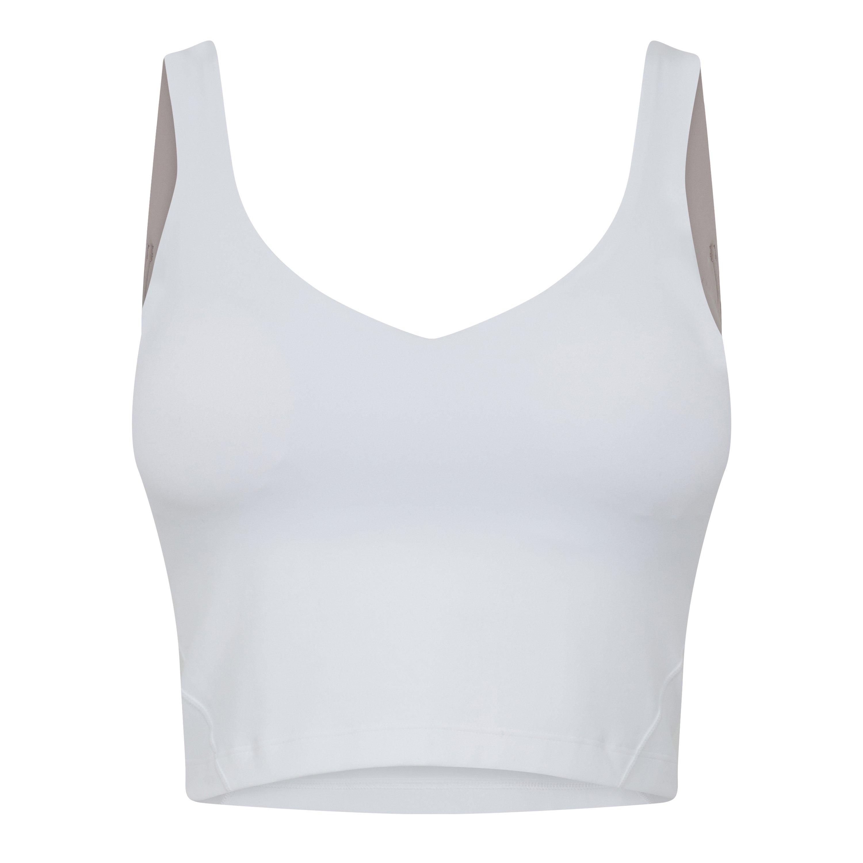White - Lululemon - Women'S Plain Nylon Align Tank Top - 1