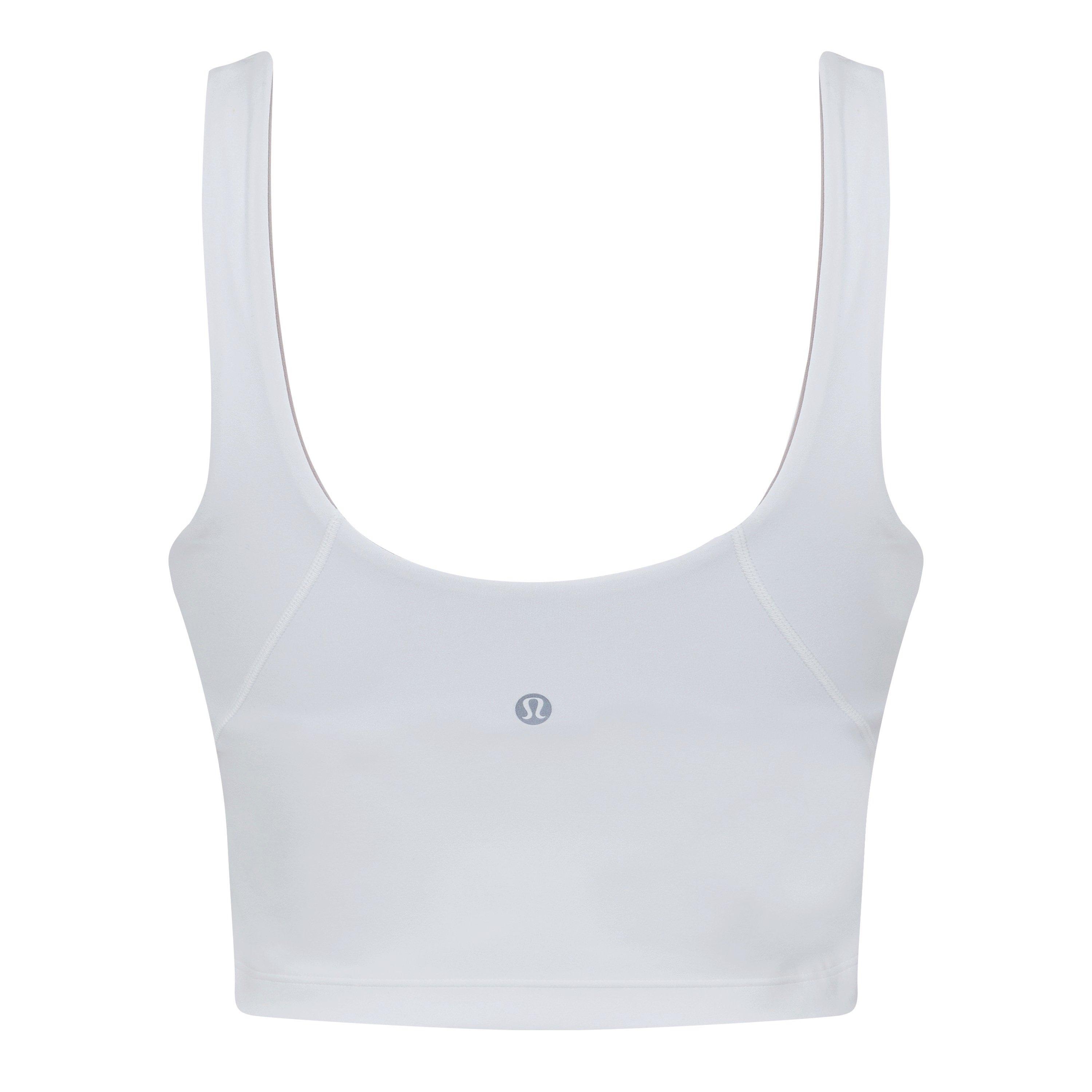 White - Lululemon - Women'S Plain Nylon Align Tank Top - 3