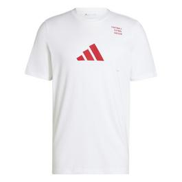 adidas Football Category Logo T Shirt Adults