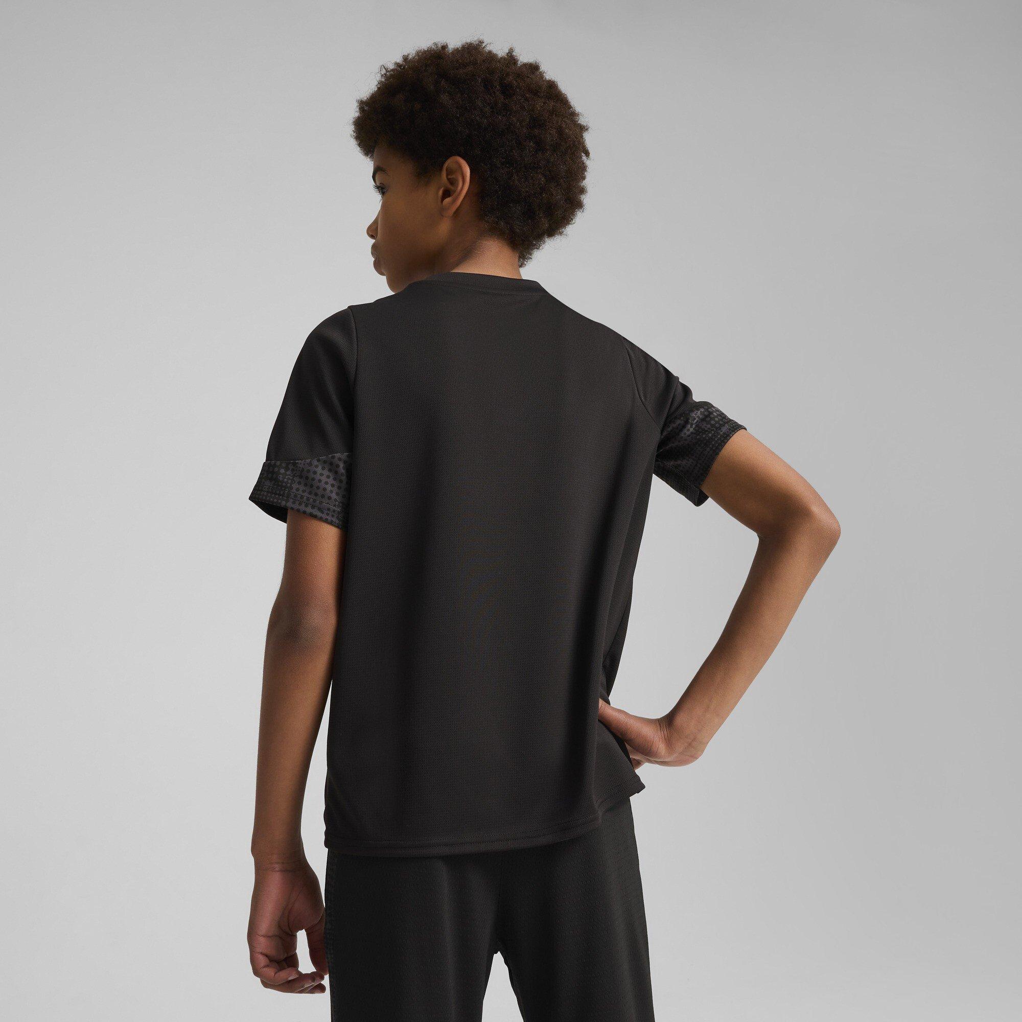 Blk-Sil-FltDGry - Puma - Men's Football Jersey Short Sleeve Performance T-Shirt - 4