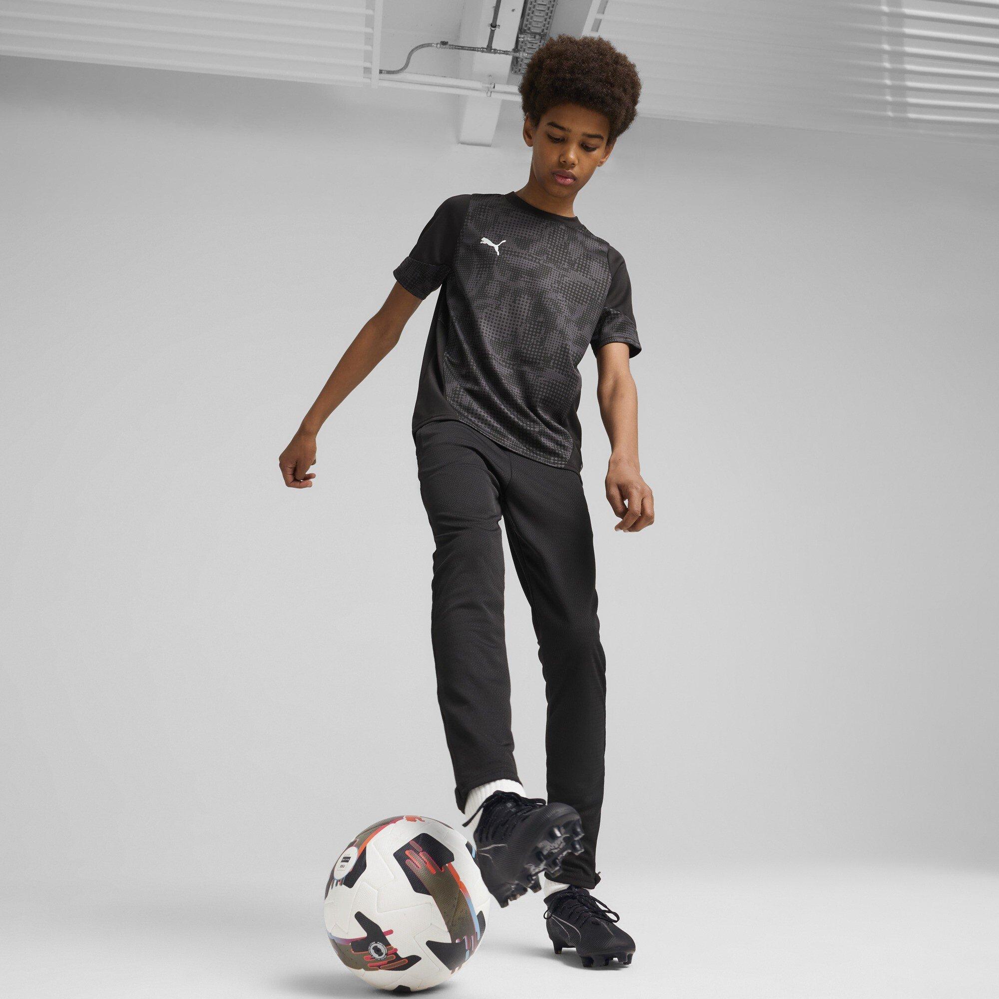 Blk-Sil-FltDGry - Puma - Men's Football Jersey Short Sleeve Performance T-Shirt - 6