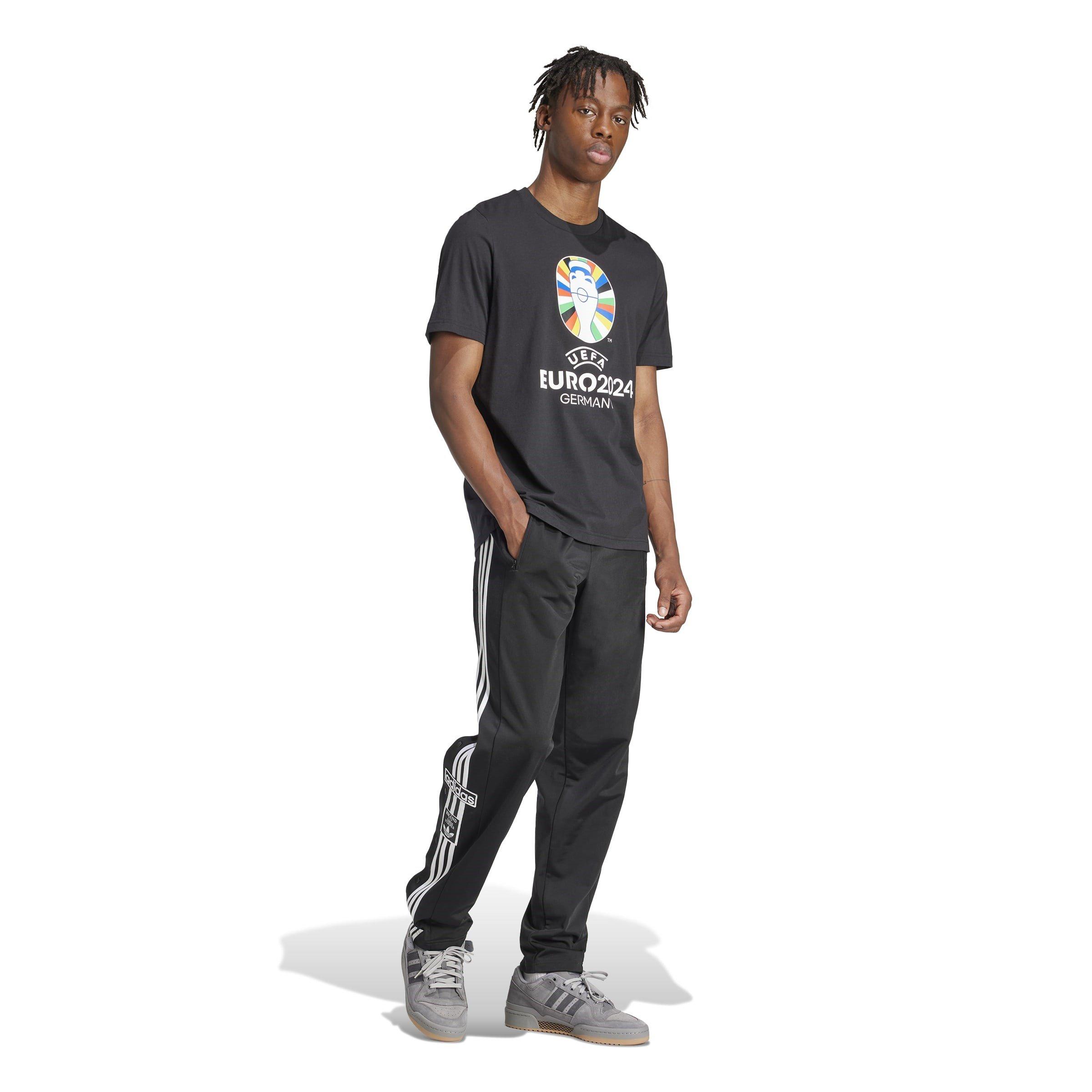 Schwarz - adidas - Euro 24 Official Emblem T-Shirt Mens - 4