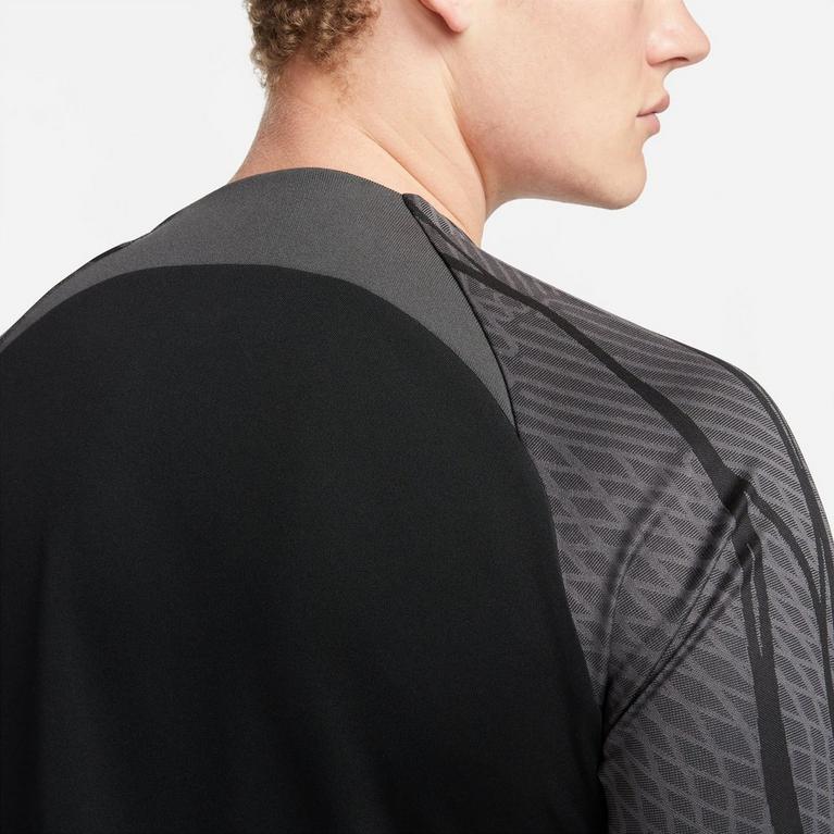 Noir/Blanc - Nike - big trefoil outline woven colour block jacket - 7