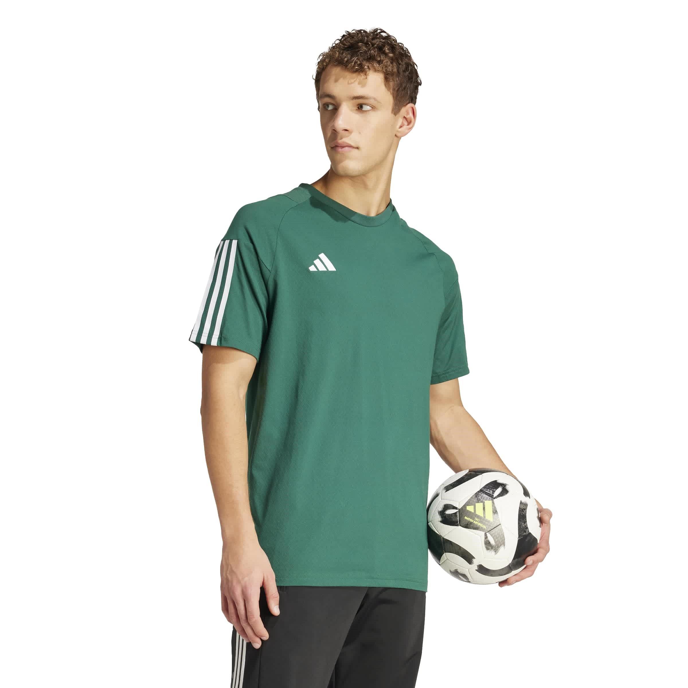 Team Dunkelgrün - adidas - Tiro23 C Co Tee T-Shirt Mens - 4