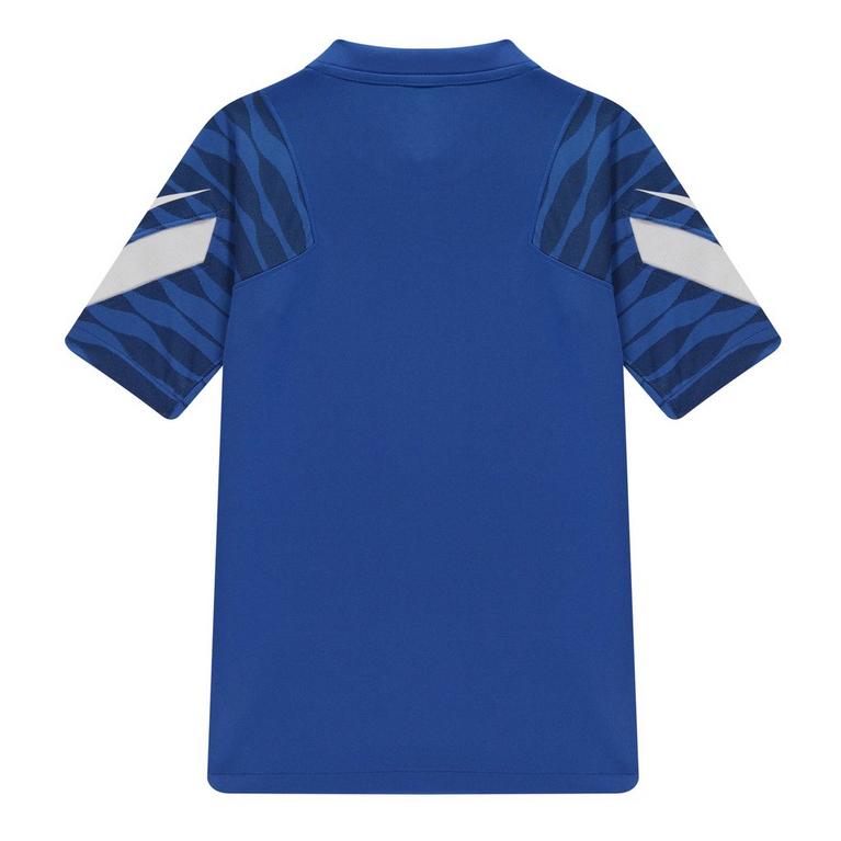 Blau/Obsidian - Nike - Dri-FIT Strike Big Kids' Short-Sleeve Soccer Top - 2