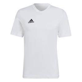 adidas button-up pleated shirt Weiß