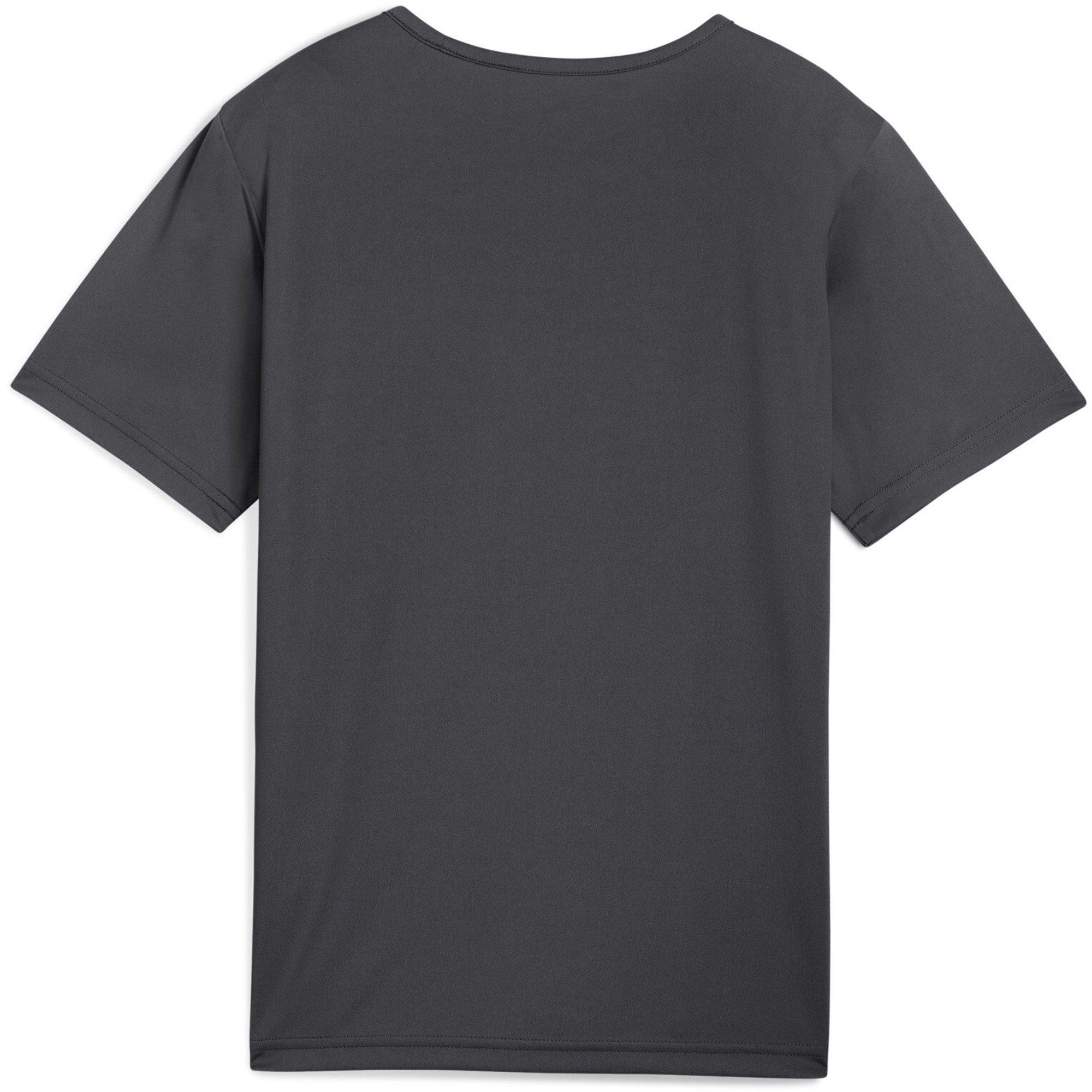 Asphalt-Black - Puma - Kids' I.RISE Grap Short Sleeve Performance T-Shirt - 2