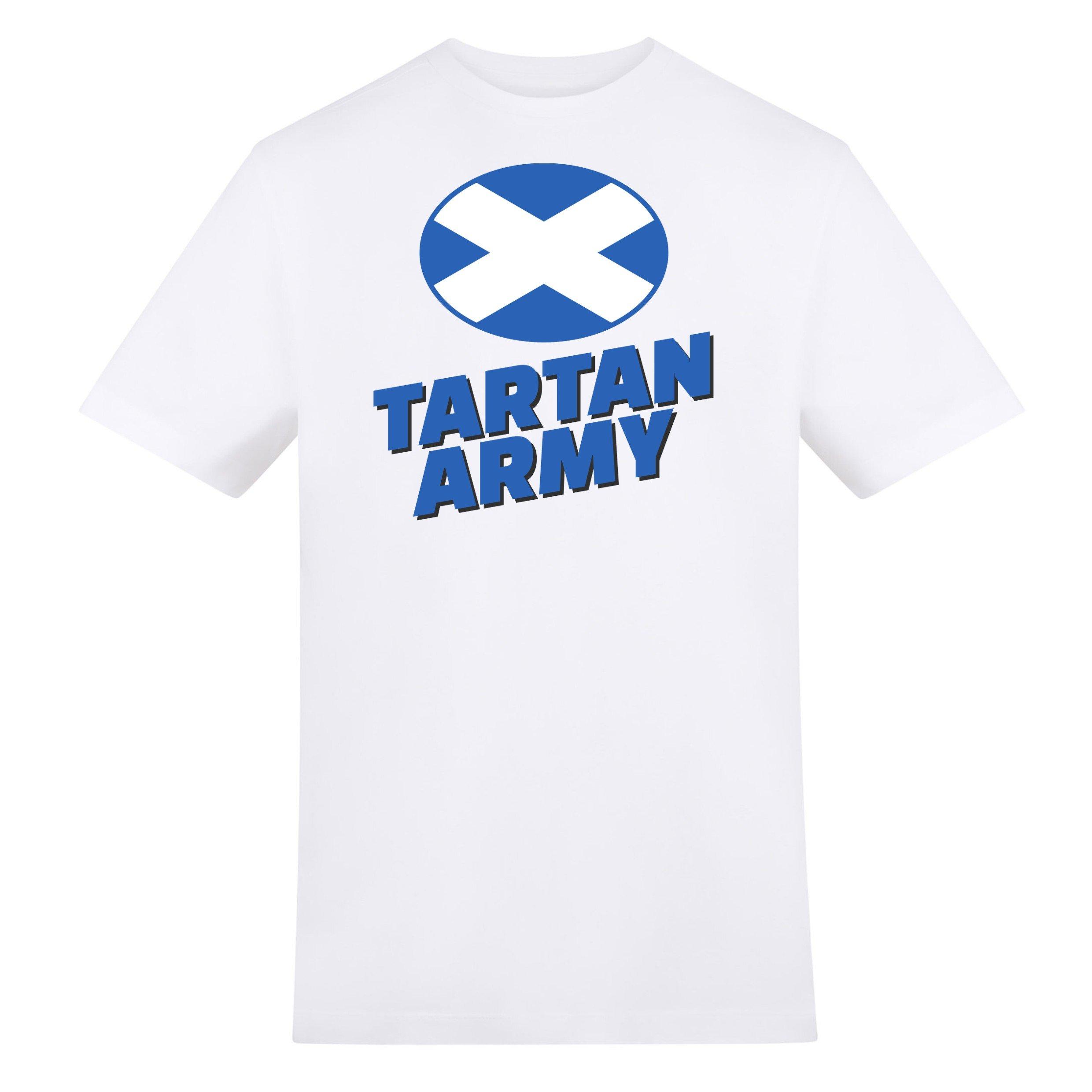Tartan - AWD - Adults Printed Scotland Fan Tee - 1
